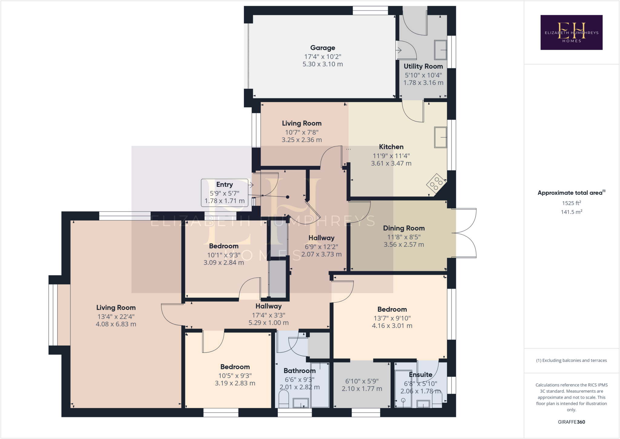 Cairn View, Longframlington, Morpeth, Northumberland floorplan