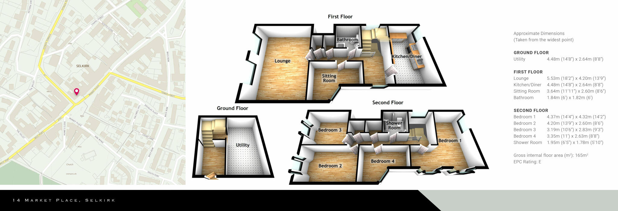 14 Market Place, Selkirk, TD7 4BT floorplan