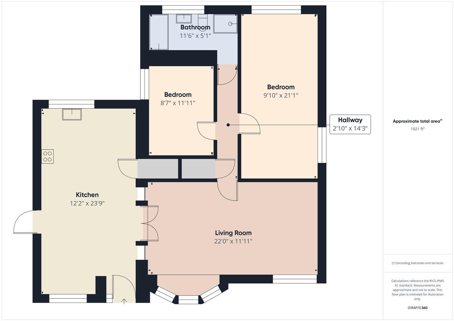 George Street, Melbourne, DE73 8JL floorplan