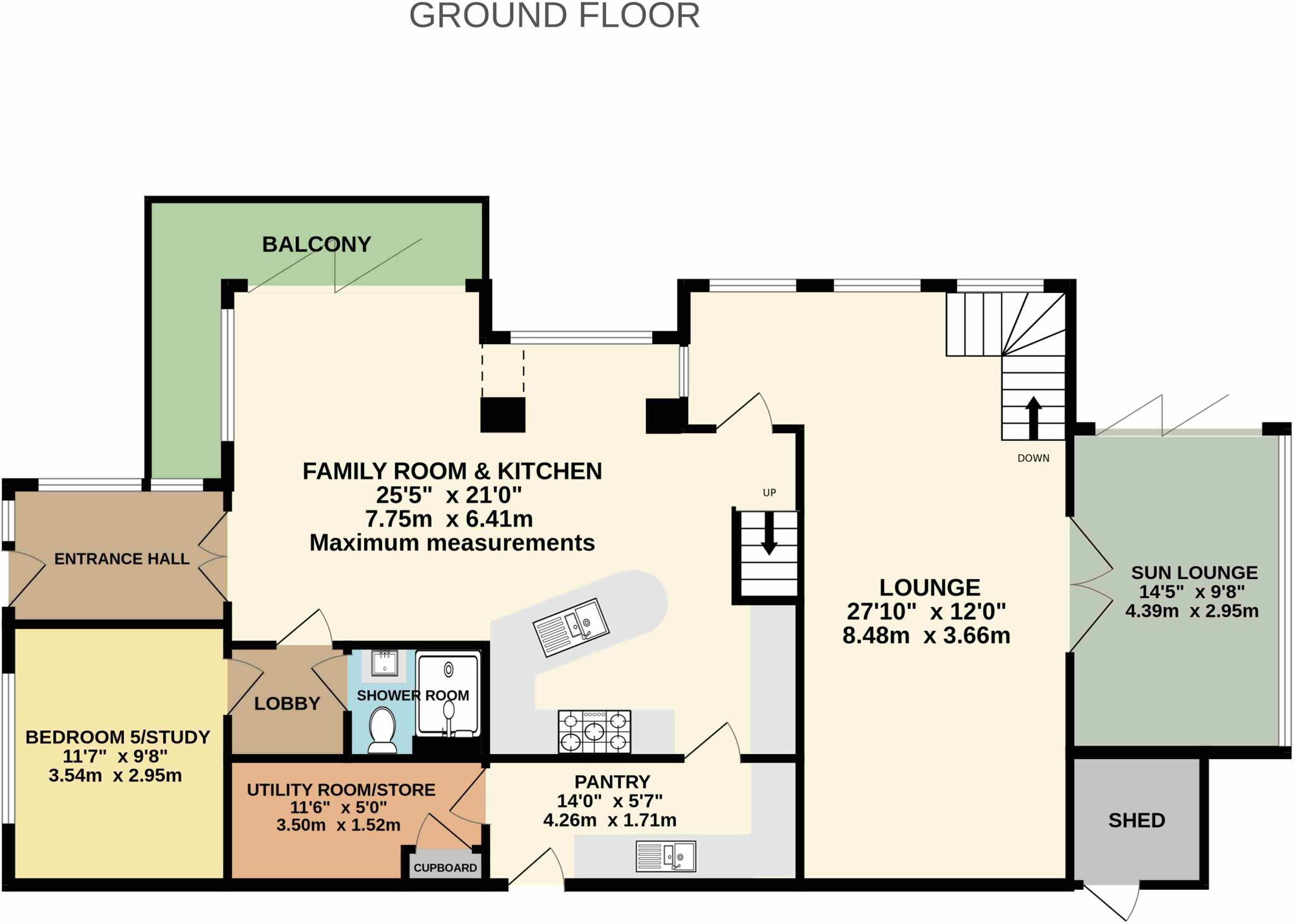 Upper Torrs Park, Ilfracombe, Devon, EX34 floorplan