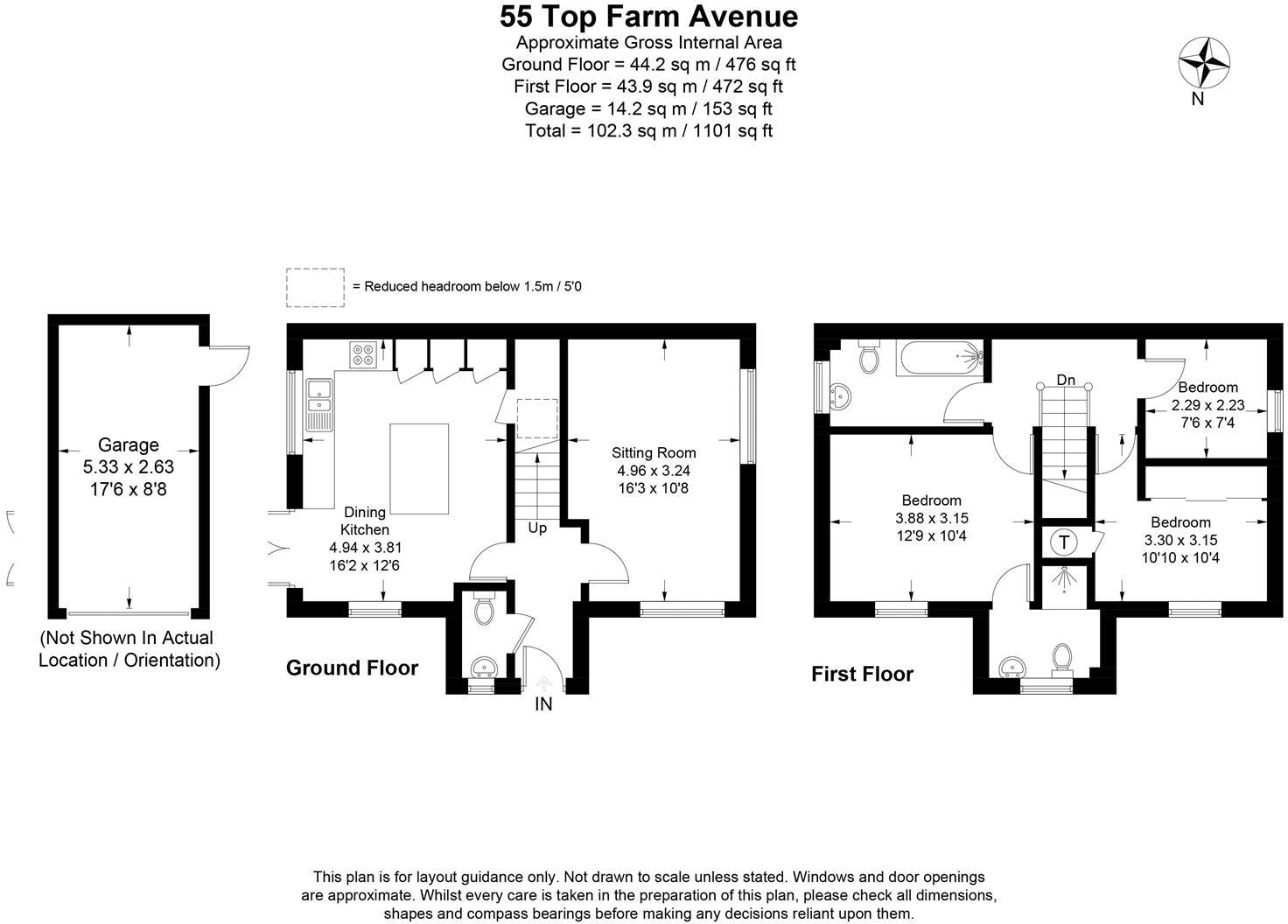 55 Top Farm Avenue, Navenby floorplan