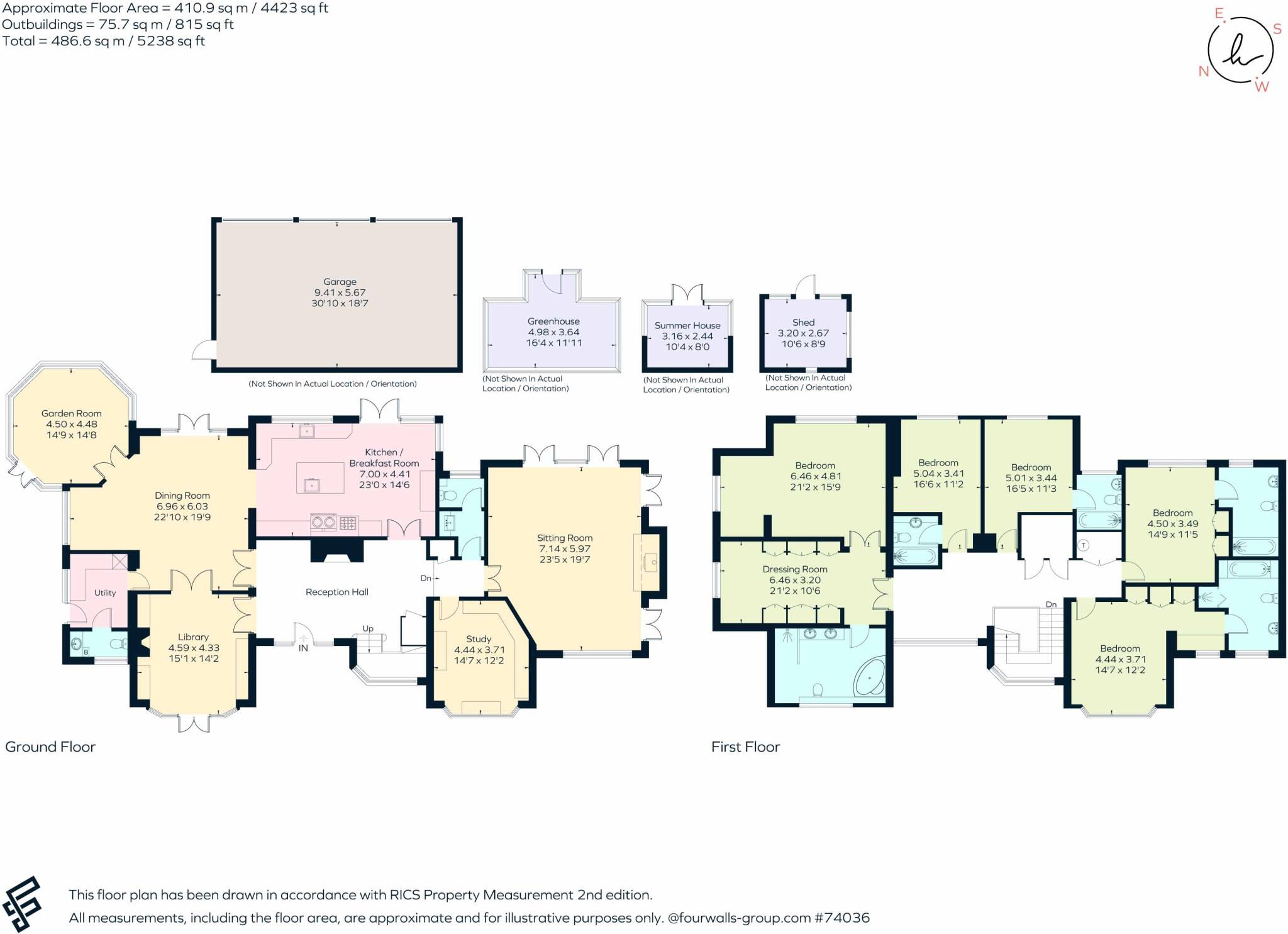 Prospect House, Sickles Lane, Kingsley floorplan