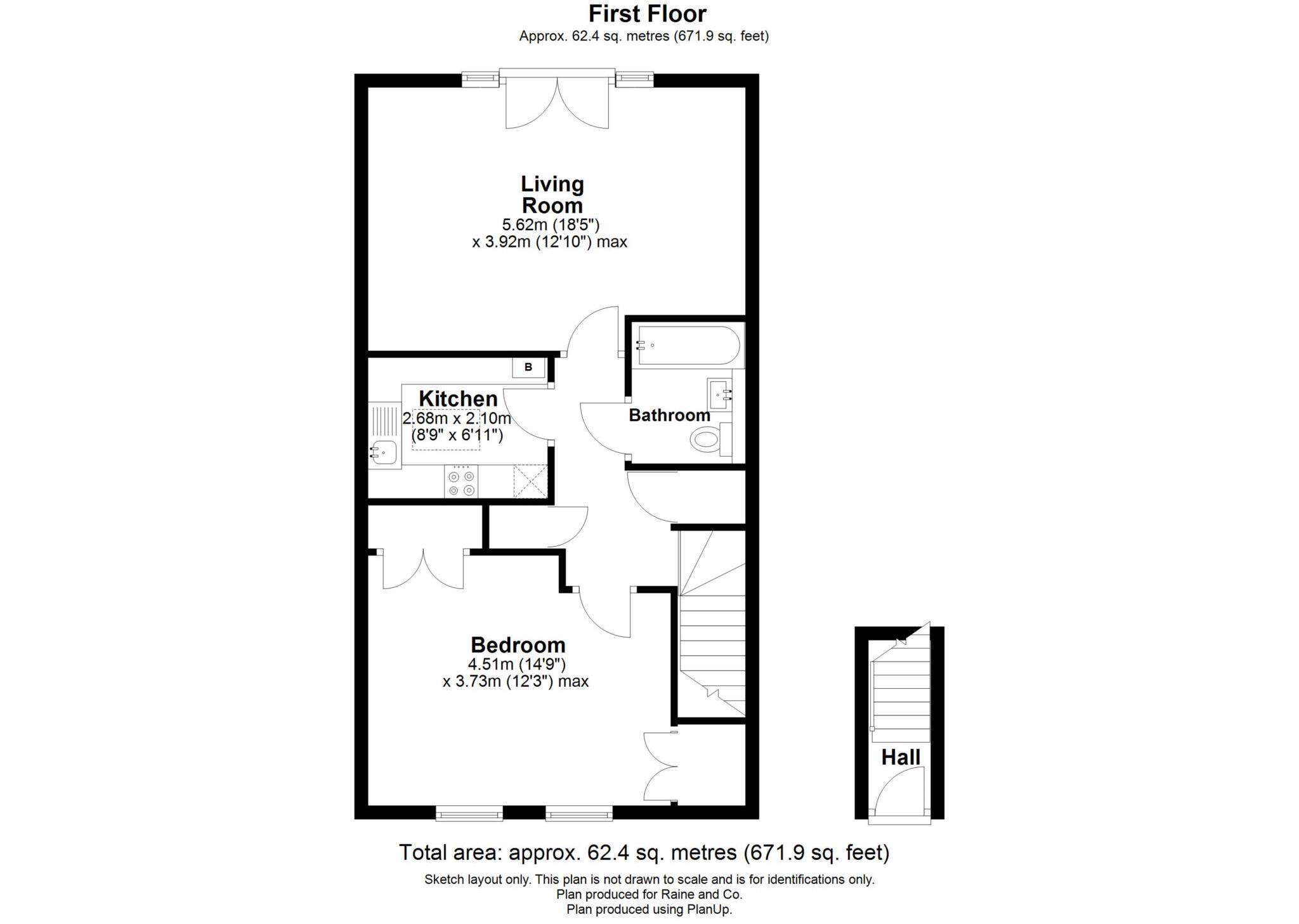 The Briers, The Walk, Potters Bar floorplan