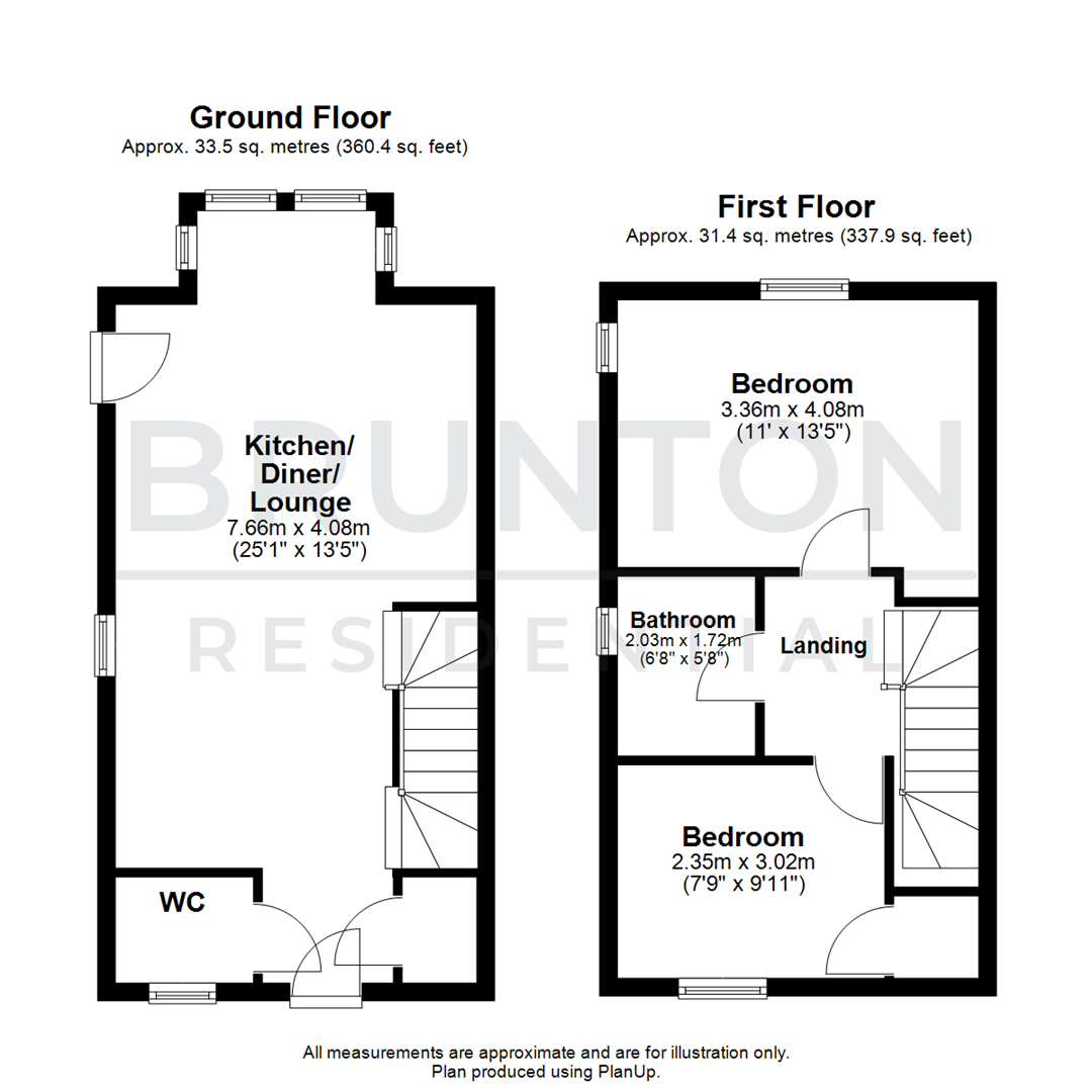 Hallgate, Hexham floorplan