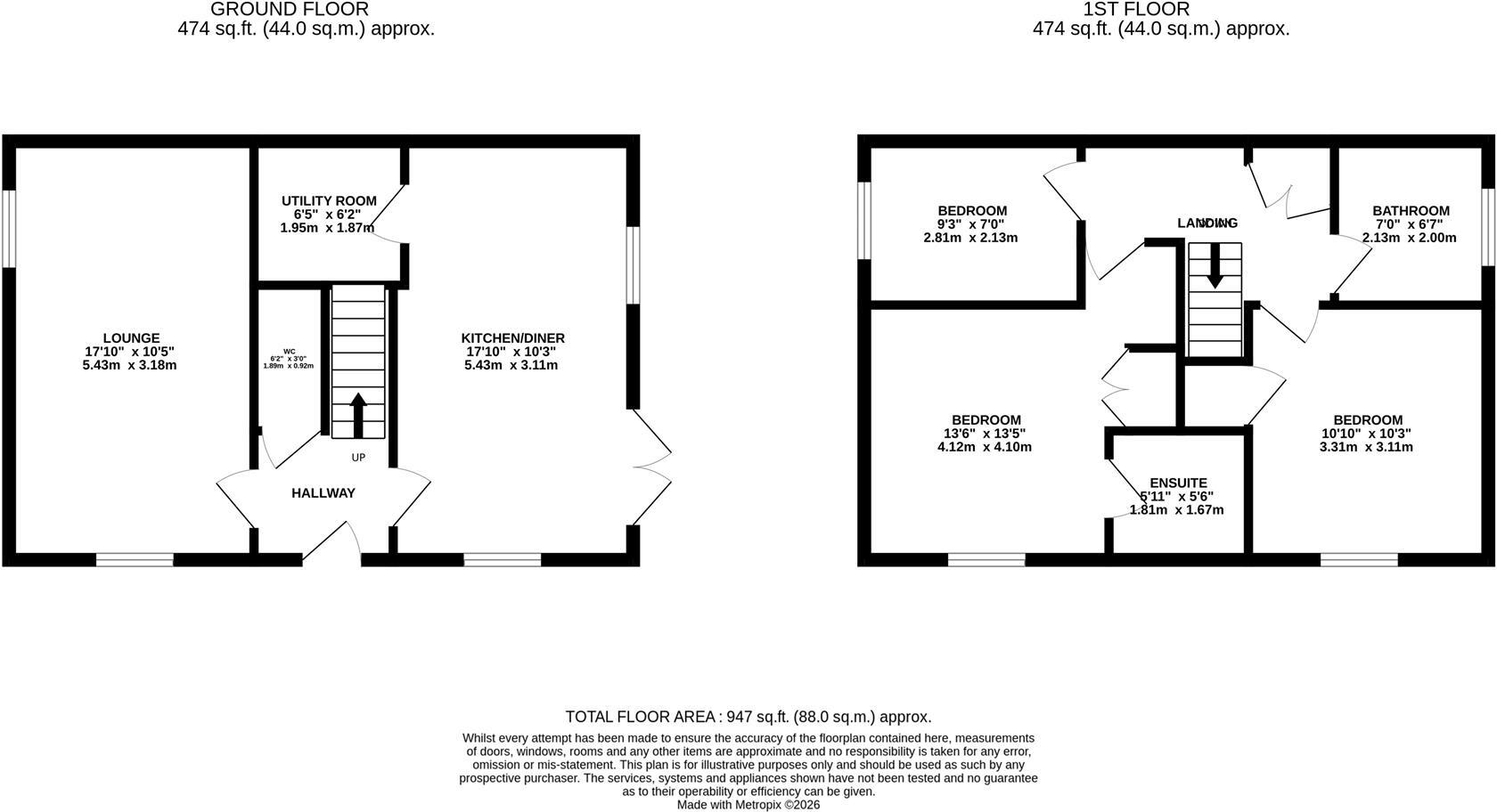 Bush Road, Kibworth Harcourt floorplan