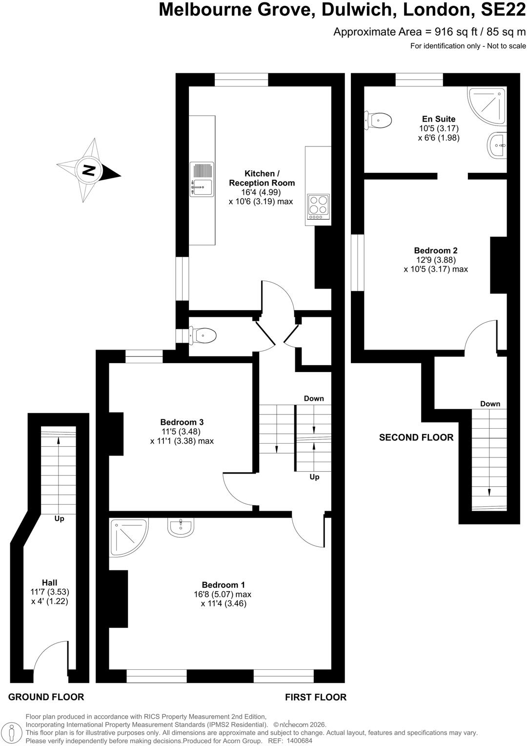Melbourne Grove, Dulwich, London floorplan