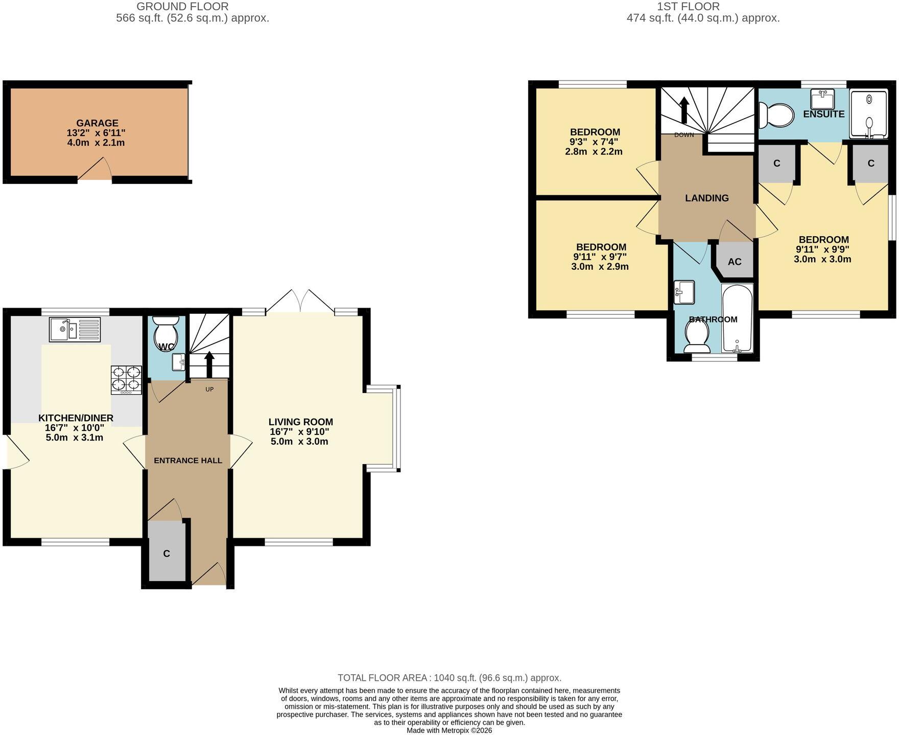 Colonel Drive, Rushwick, WR2 floorplan