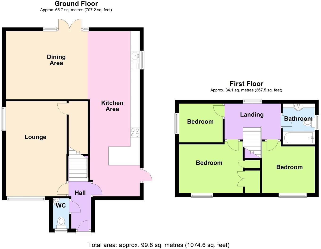 Mersea Crescent, Wickford floorplan