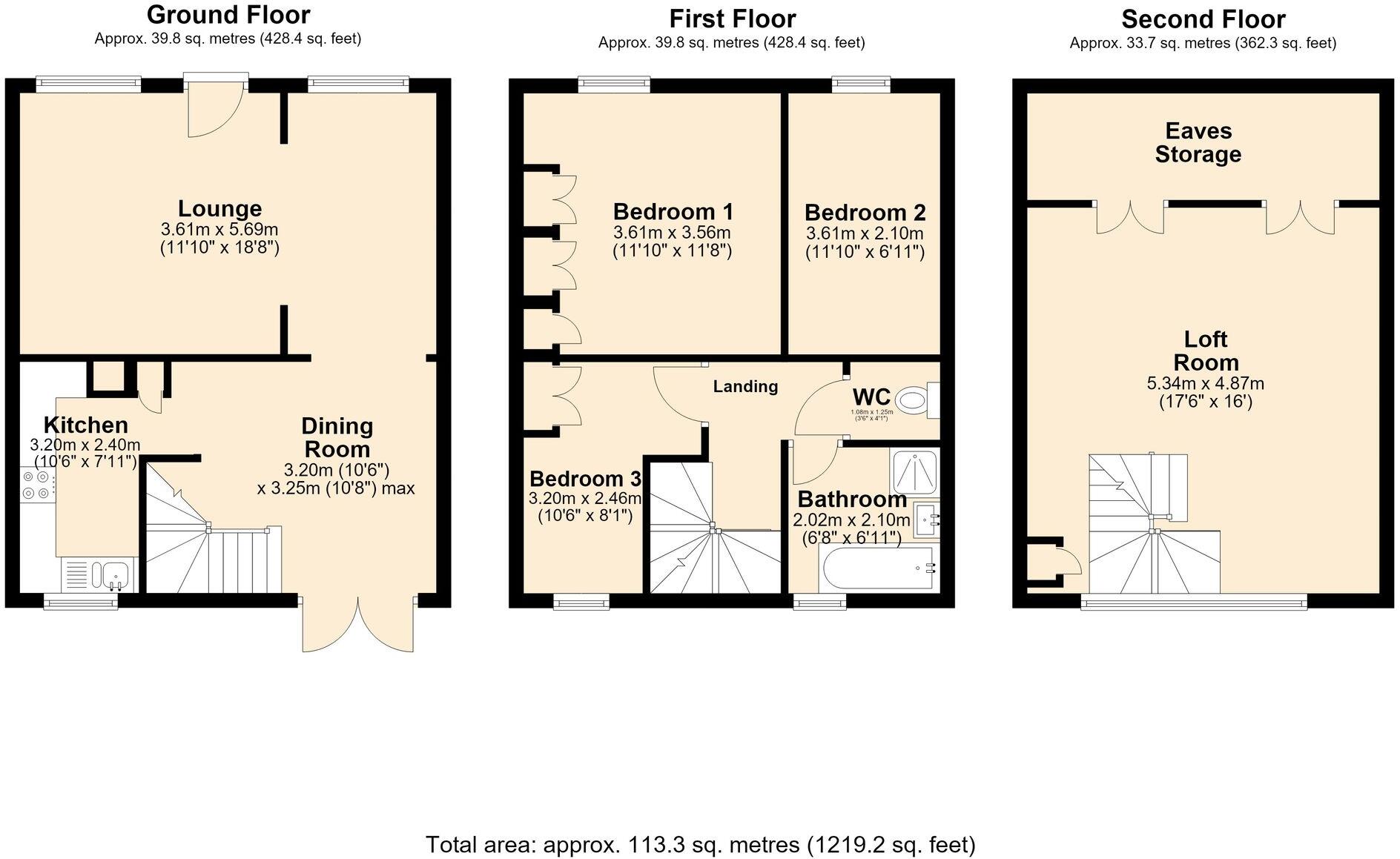 Meadow End, Gotham, NG11 floorplan