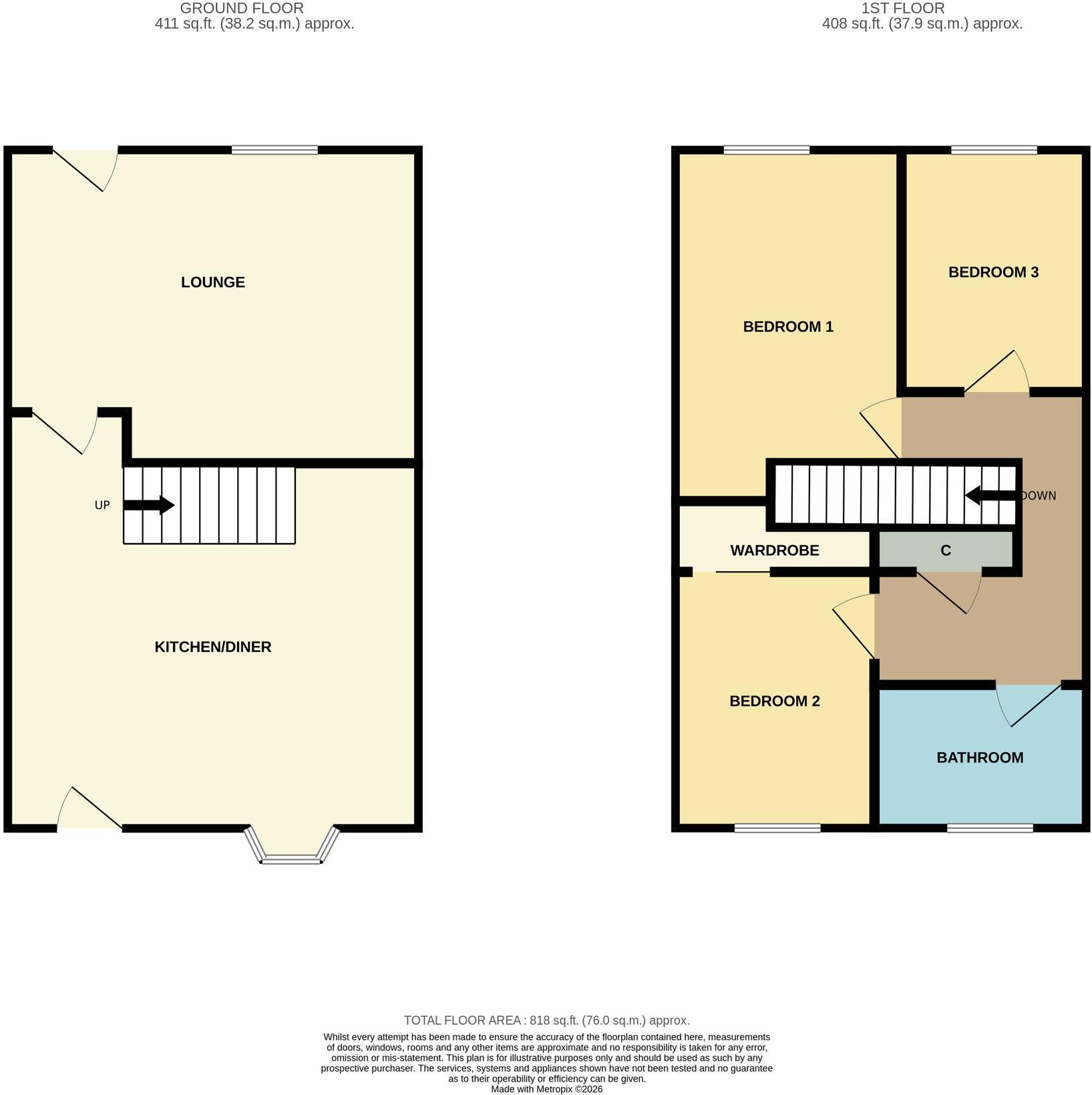 Lockwood Court, Middlesbrough, TS6 floorplan