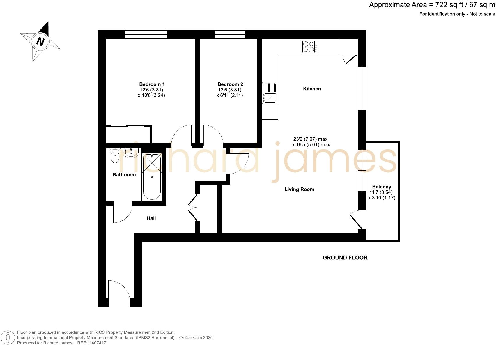 Homington Avenue, Swindon, SN3 floorplan