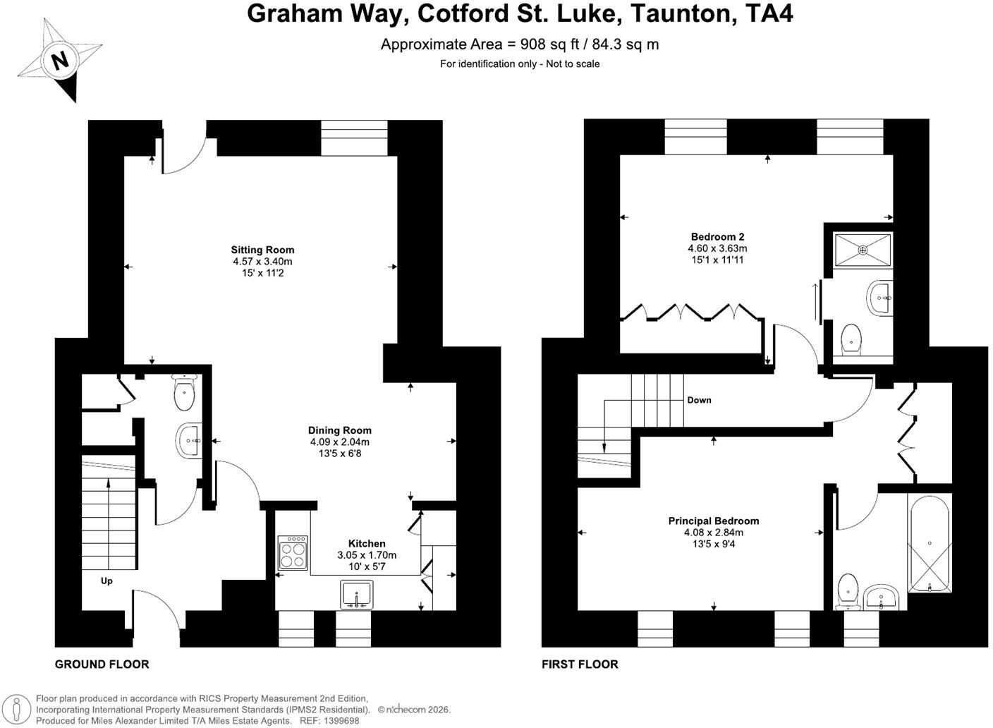 The Hamptons, Cotford St. Luke floorplan