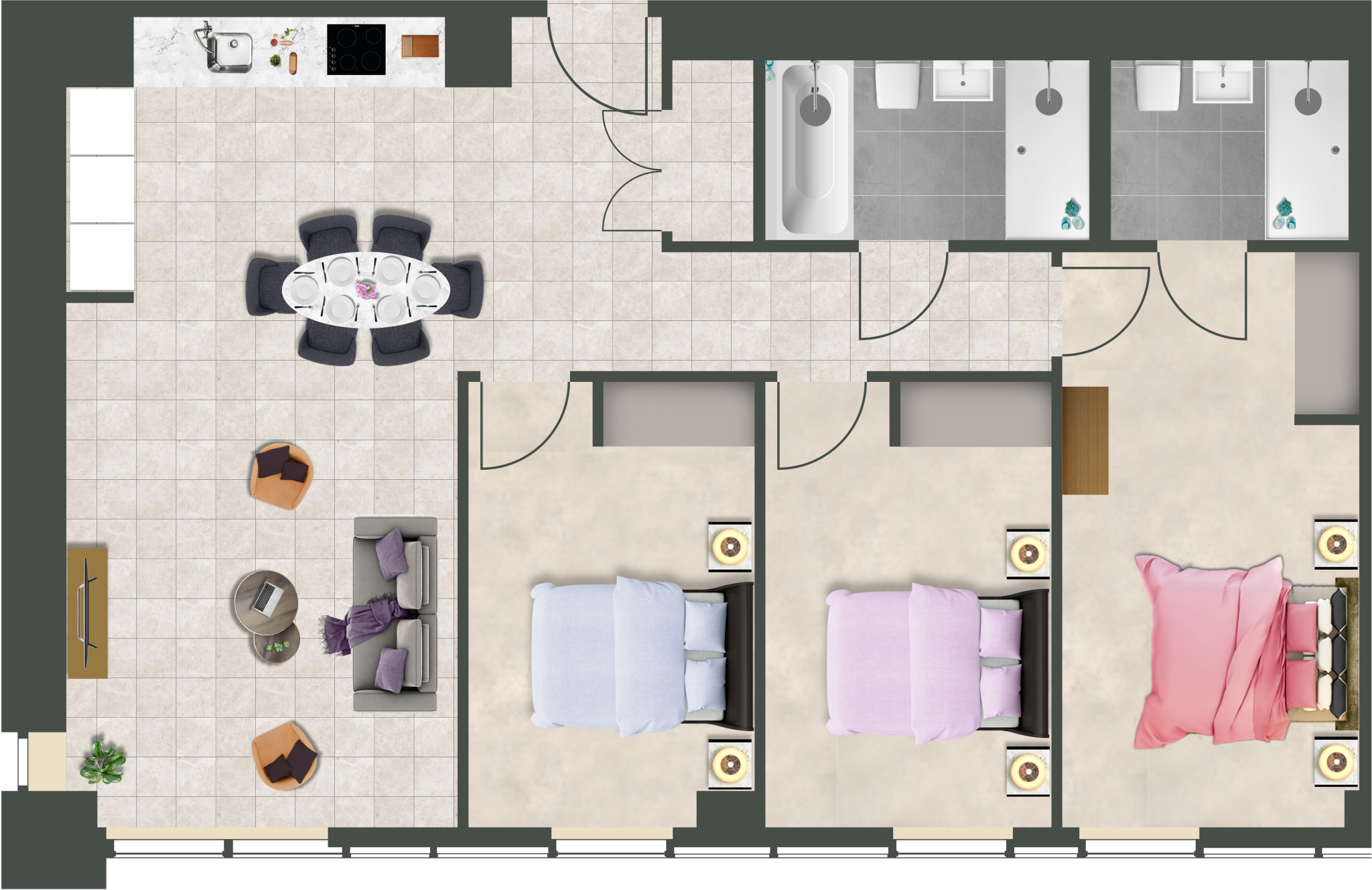 New York Square, SOYO, Quarry Hill, Leeds, LS2 7BT floorplan