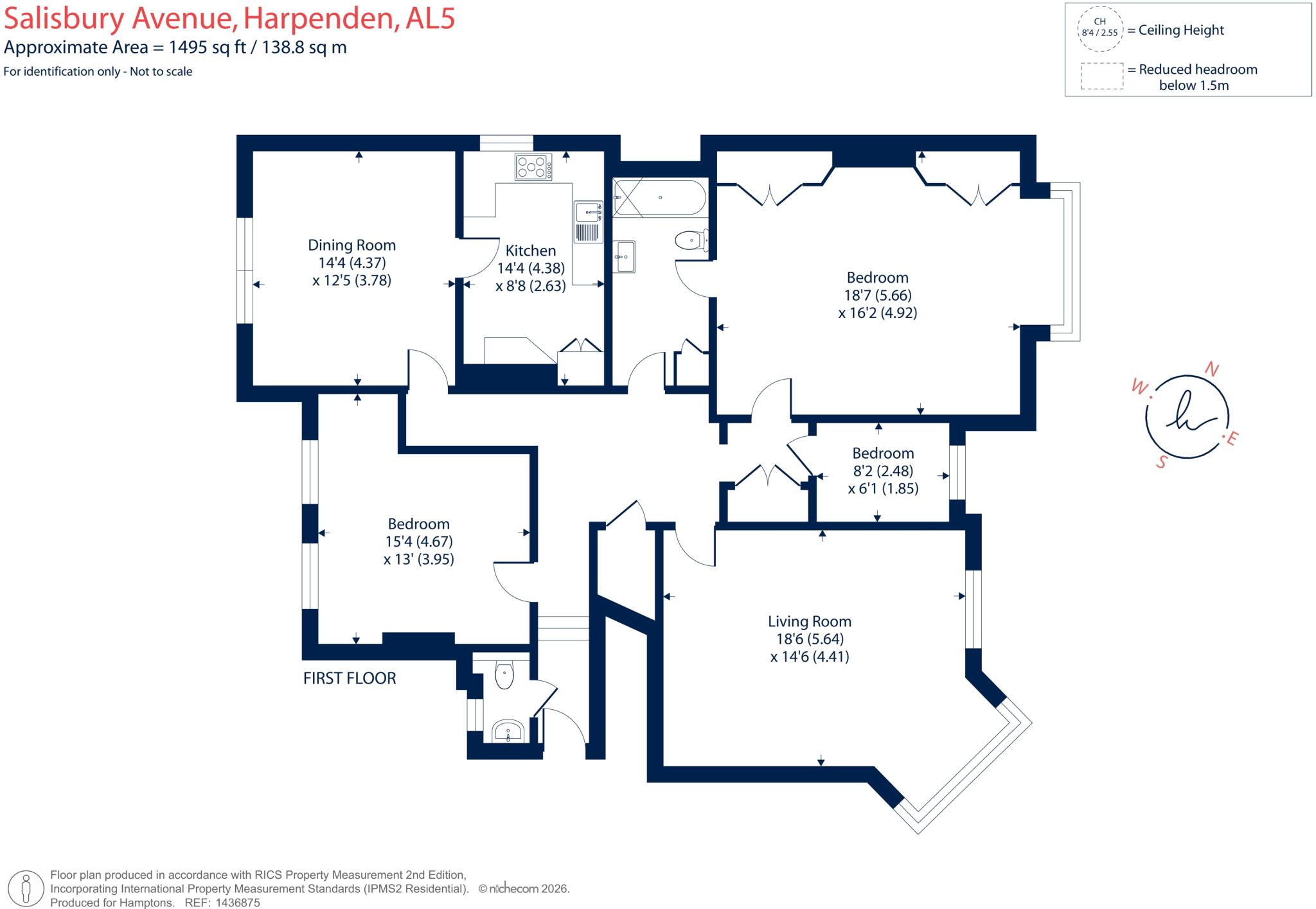 19 Salisbury Avenue, Harpenden, AL5 floorplan