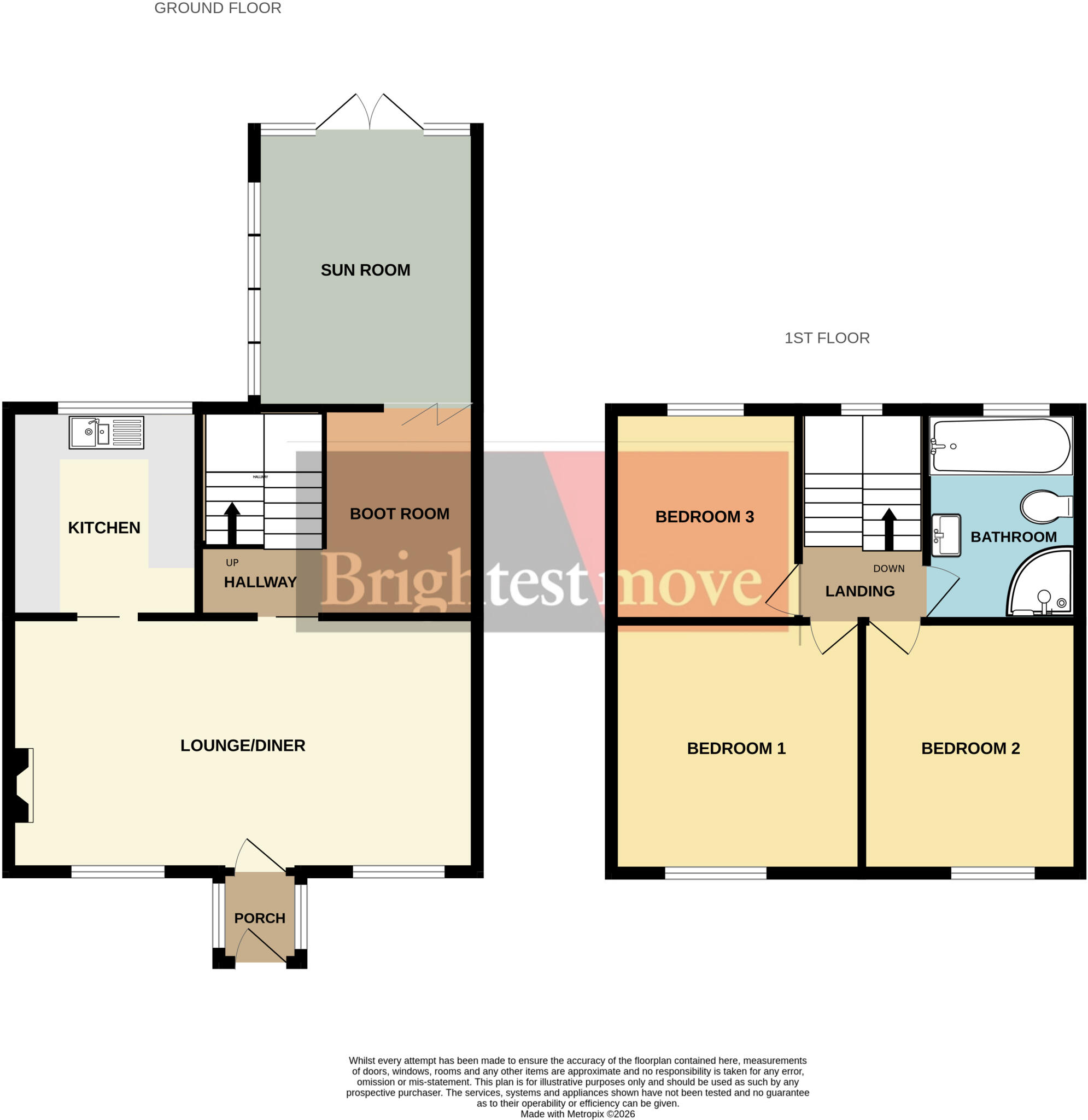 South View Cottages, Maysgreen Lane floorplan