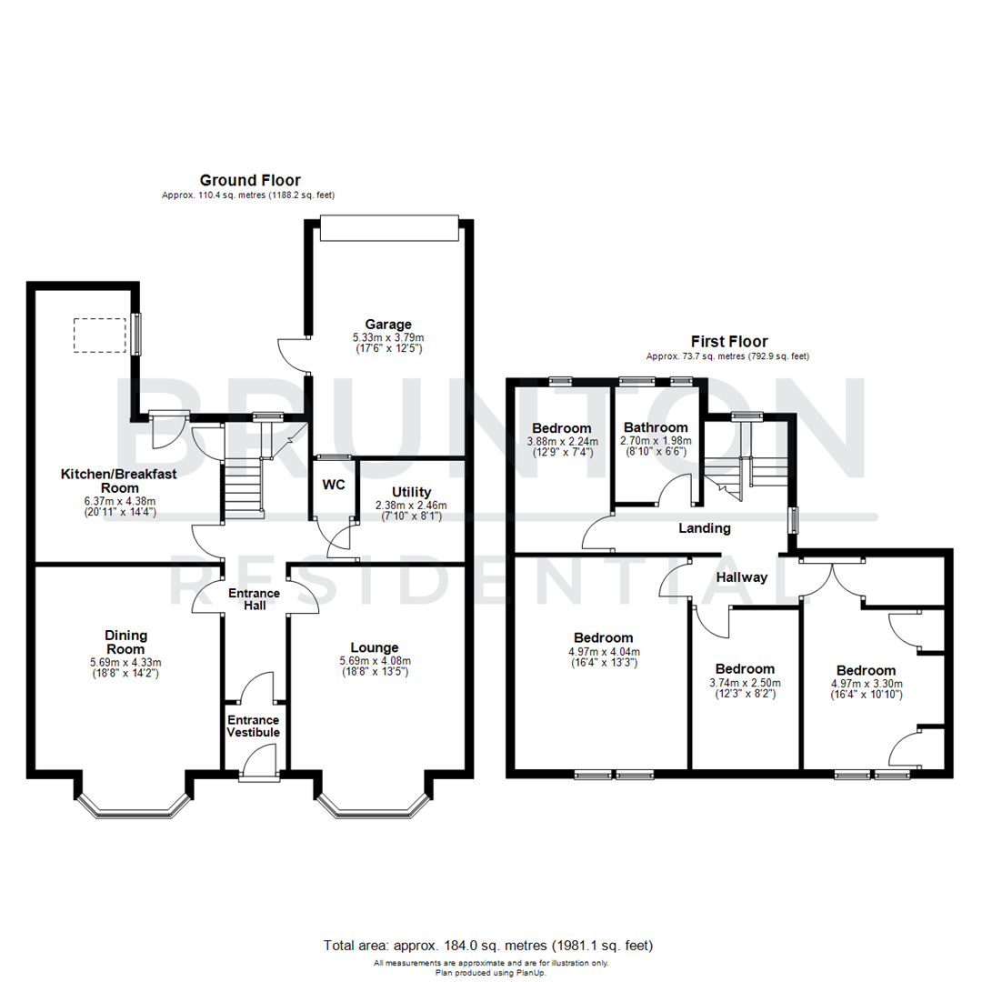 Queens Gardens, Benton, Newcastle Upon Tyne, NE12 floorplan