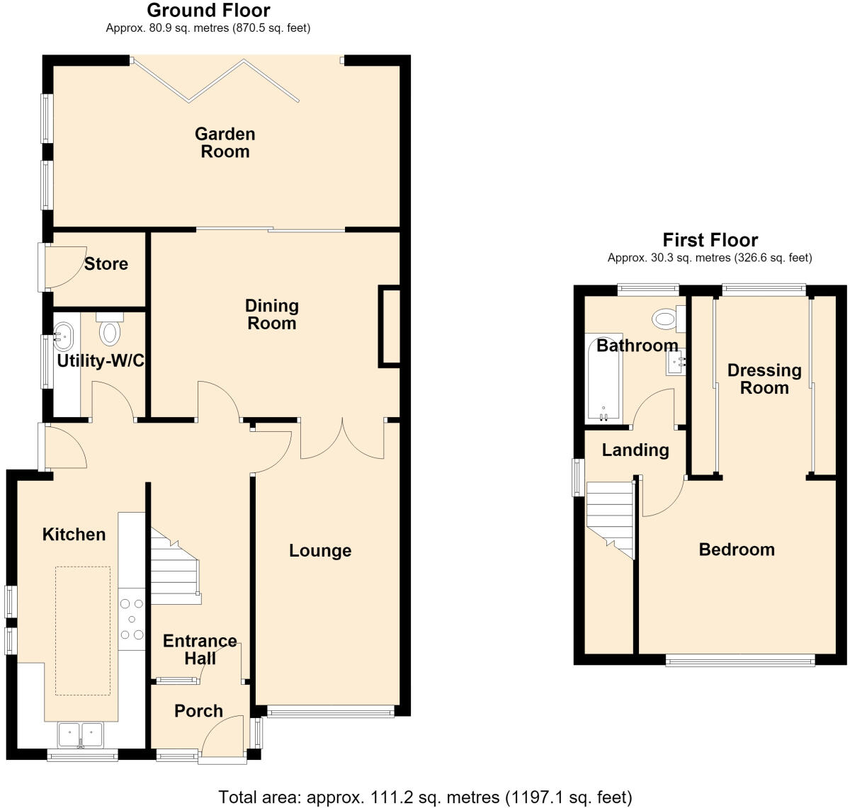 7 Oak Close, Beverley HU17 9RG floorplan