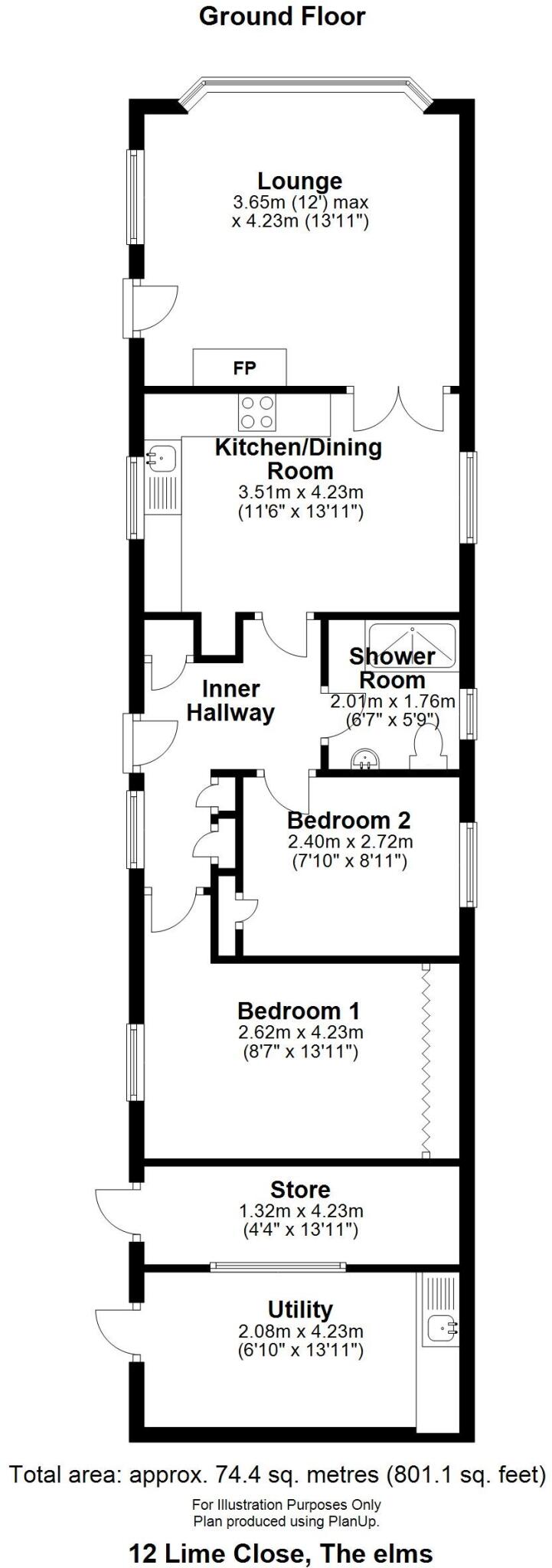 Lime Close, Torksey, Lincoln floorplan