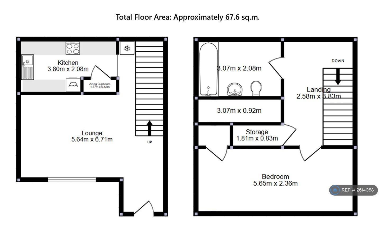 Vine Place, Hounslow, TW3 floorplan