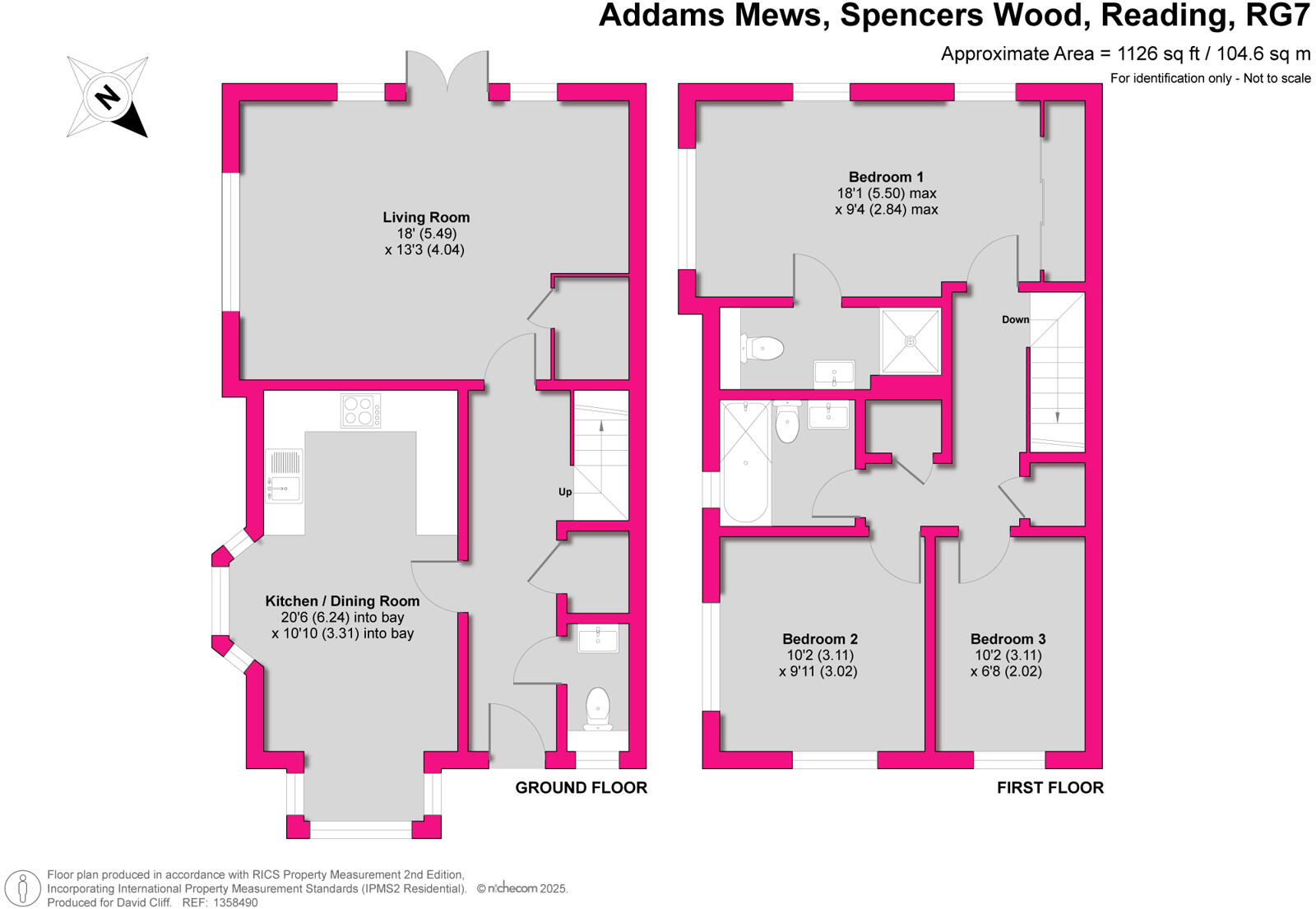 Addams Mews, Spencers Wood, Reading, Berkshire, RG7 floorplan