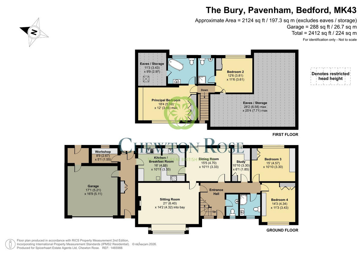 The Bury, Pavenham, Bedford floorplan