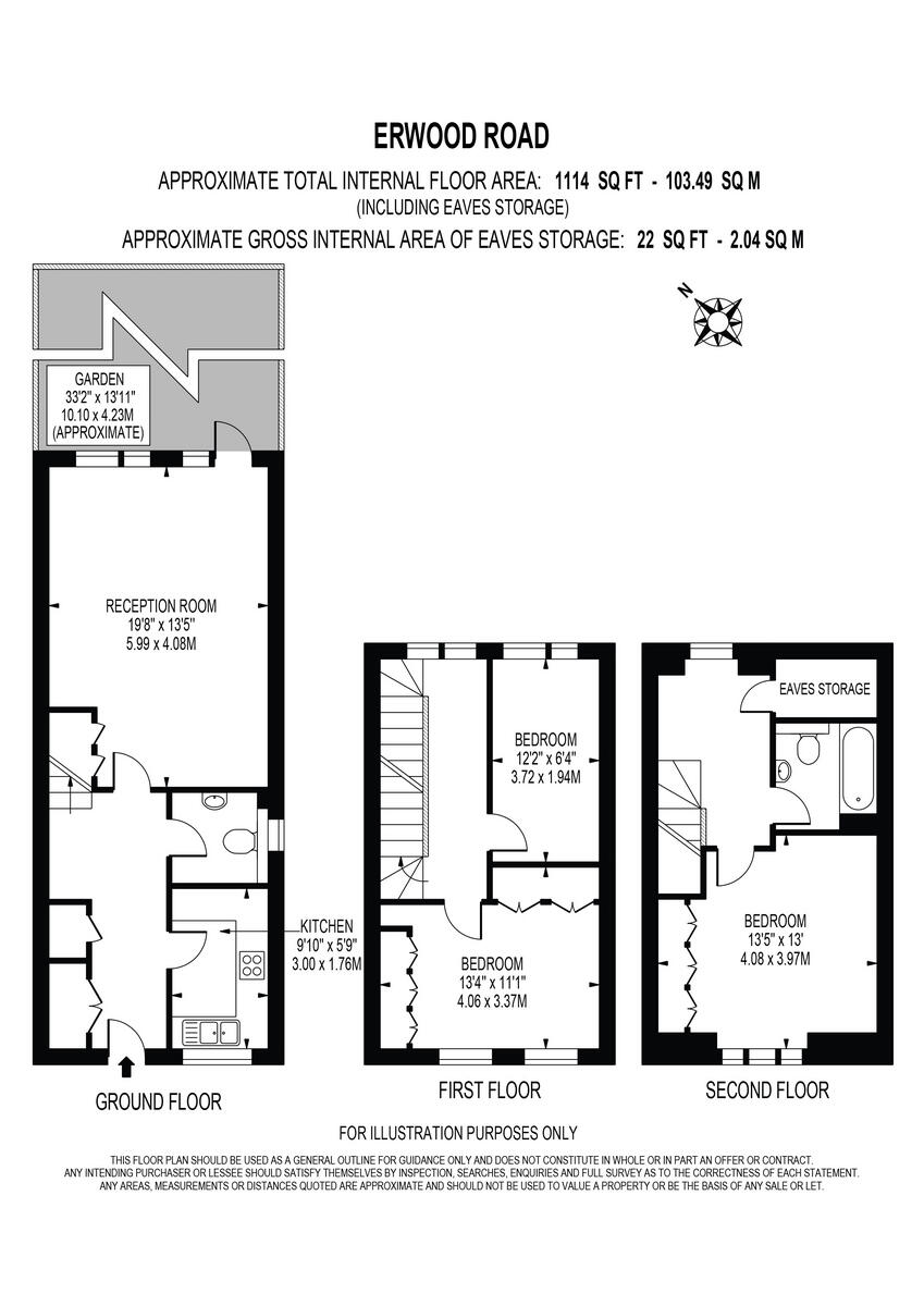 Erwood Road, London floorplan