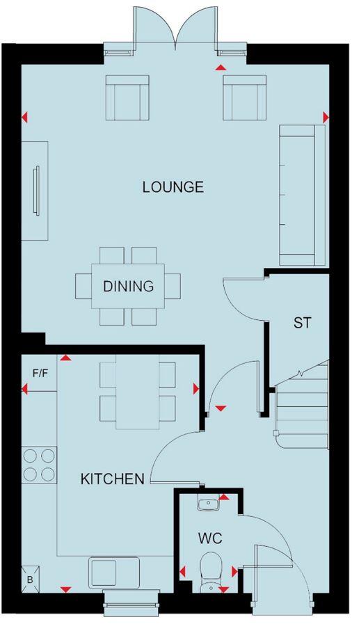 Clockmakers, Tilstock Road, Whitchurch floorplan