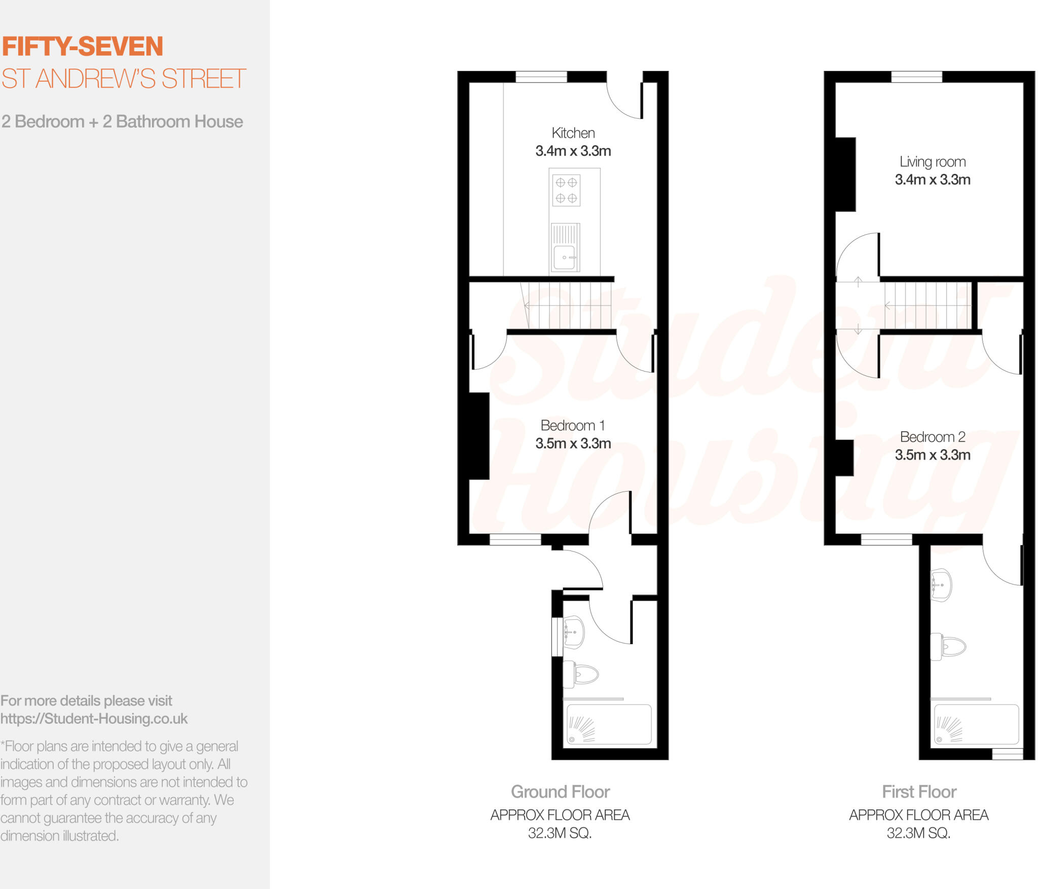 Luxury // St Andrews St // 2 Bed // September 2027 floorplan