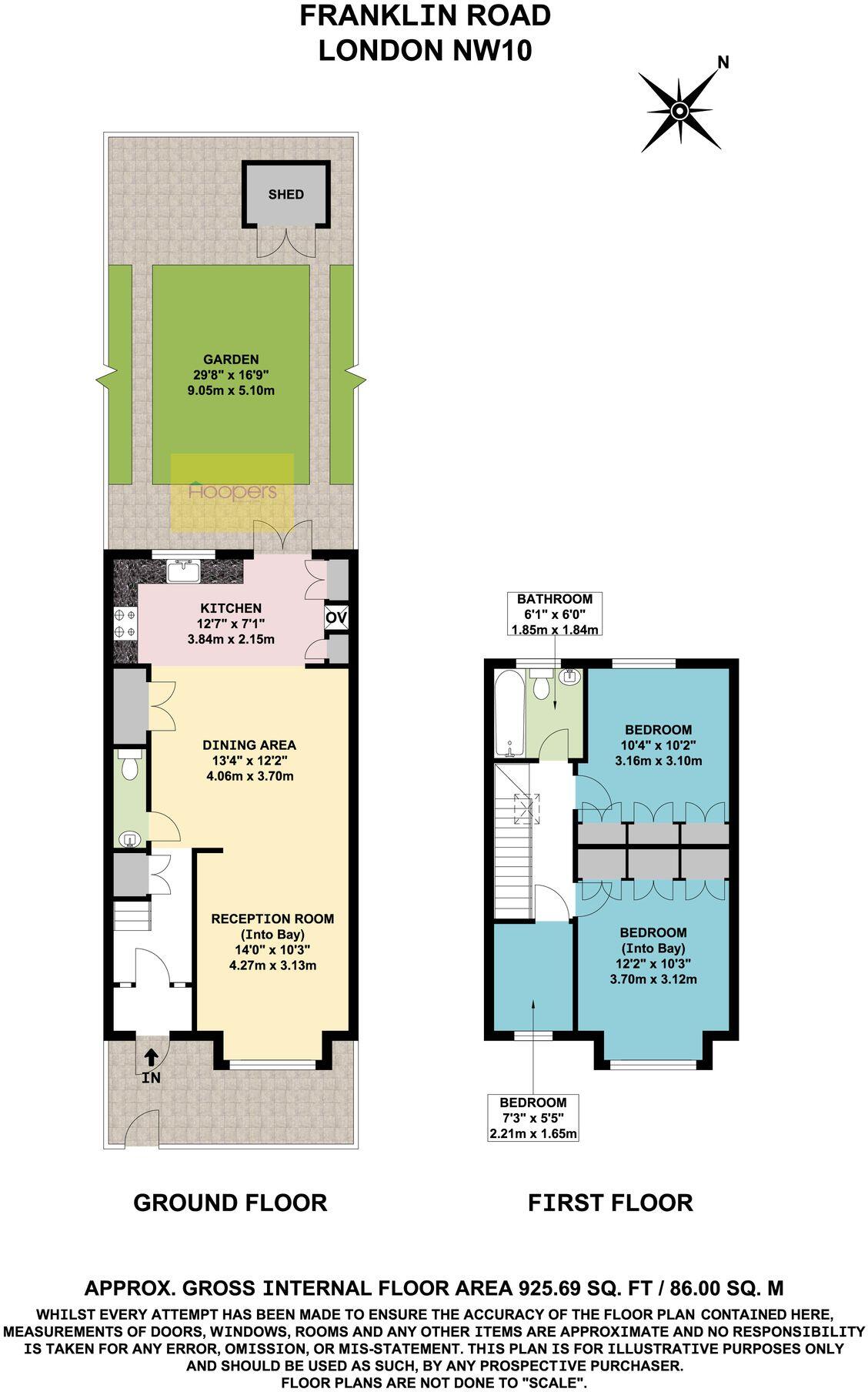 Franklyn Road, London, NW10 floorplan
