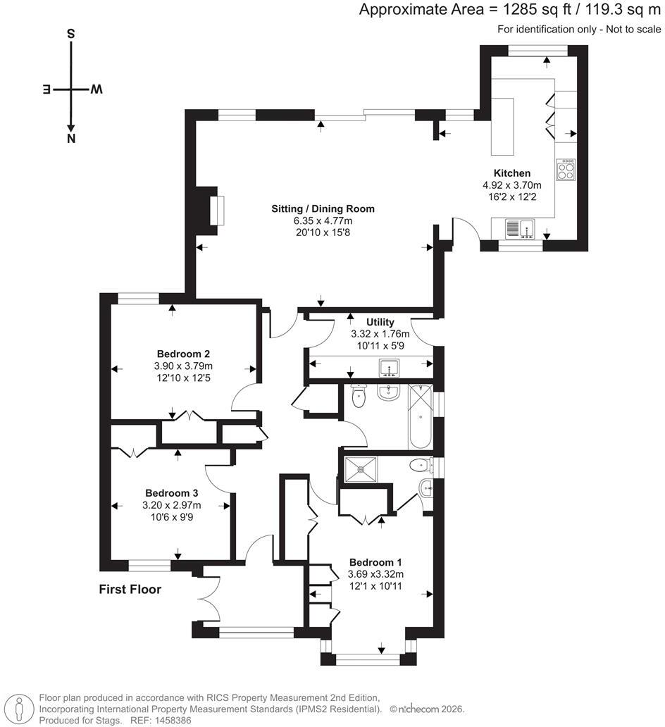 14, Hemlets Close, Bridport floorplan
