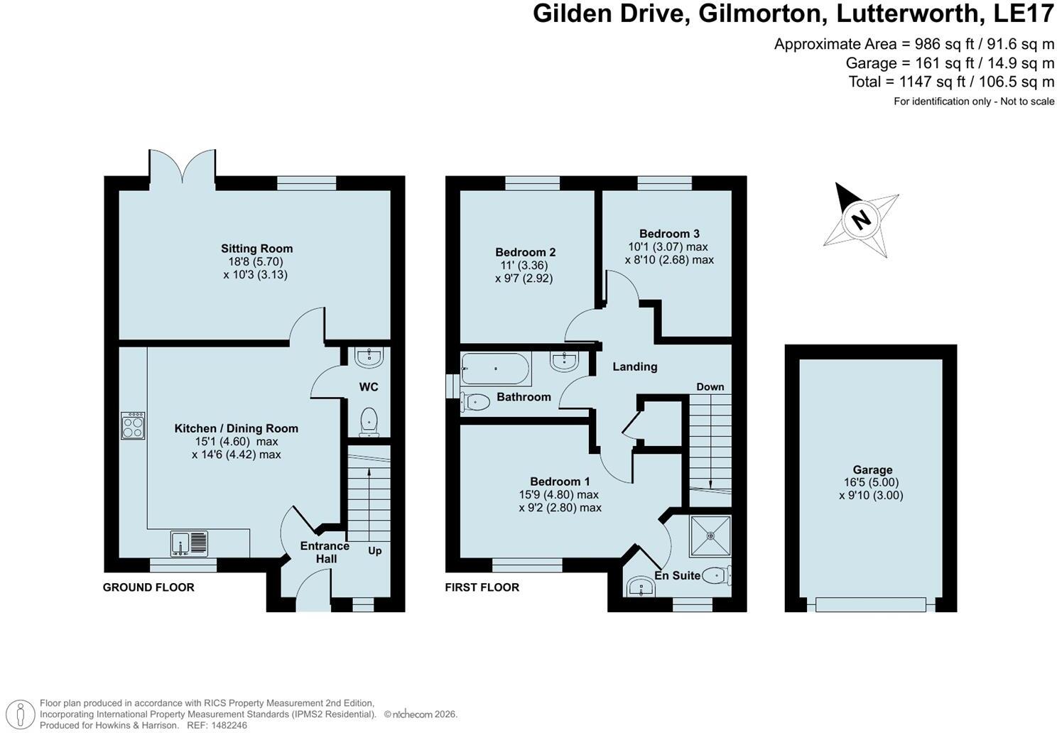 Gilden Drive, Gilmorton, Leicestershire, LE17 floorplan