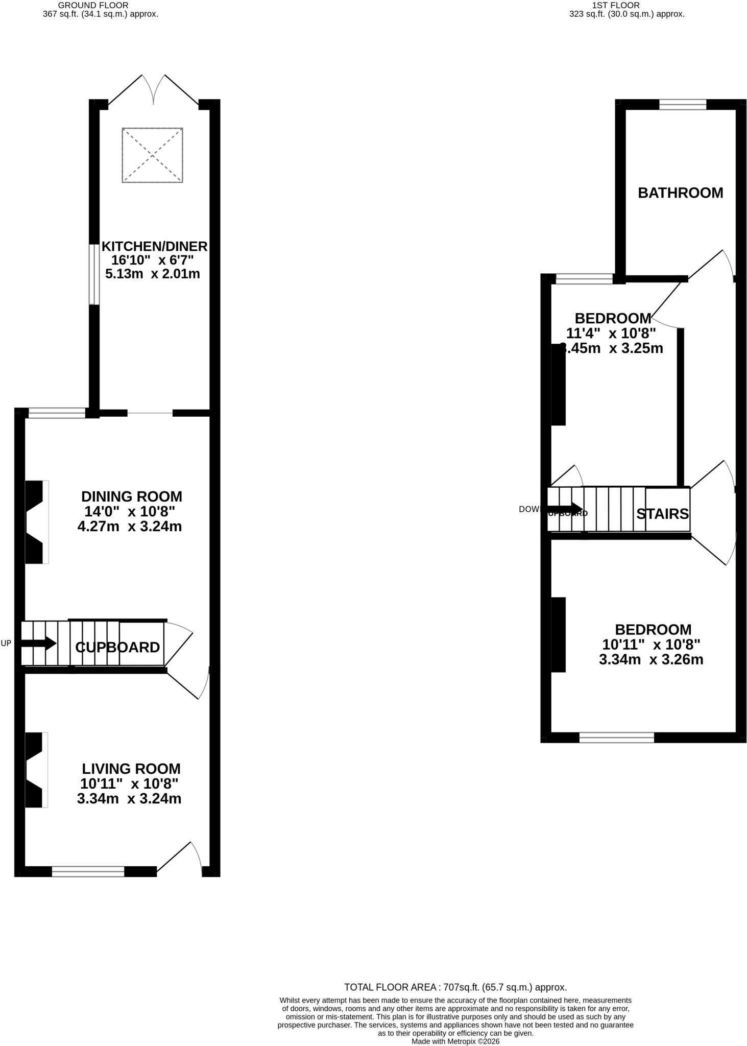 Upper Heath Road, St. Albans, Hertfordshire, AL1 floorplan
