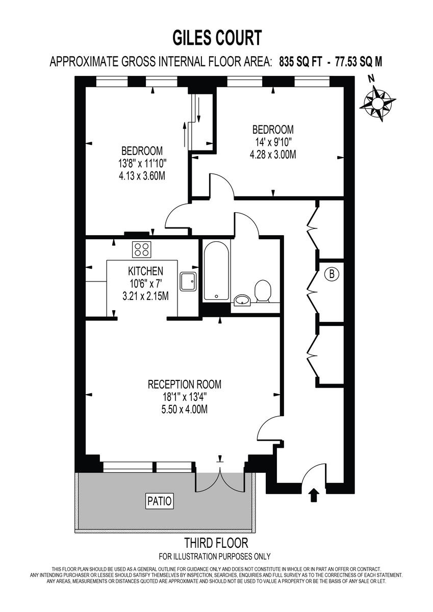 Giles Court, Tabernacle Gardens, London, E2 floorplan