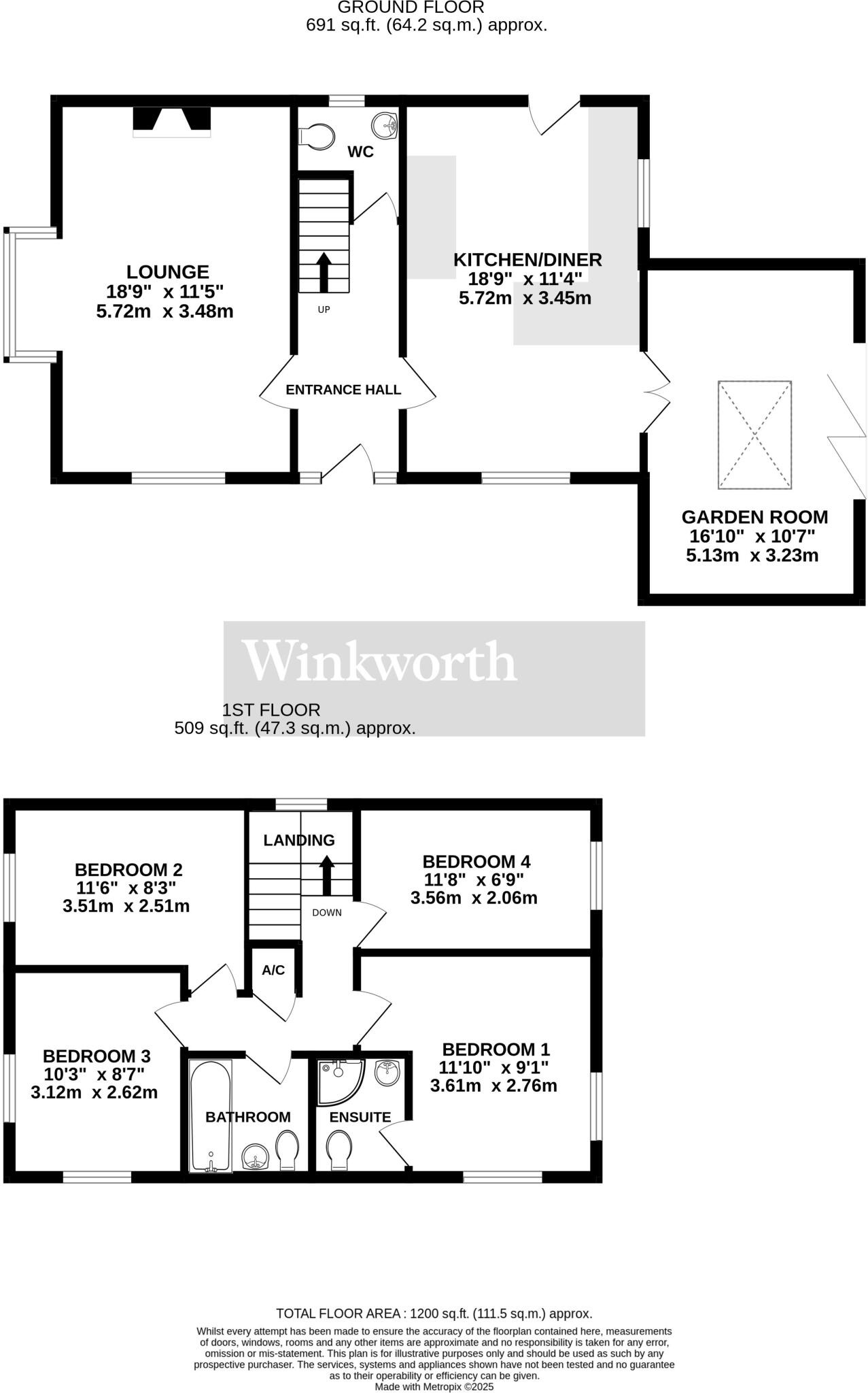 Priors Drive, Old Catton, Norwich, Norfolk, NR6 floorplan