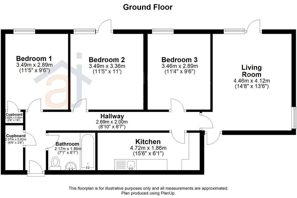 Cambridge Court, Southport, Merseyside, PR9 (Retirement Apartment) floorplan