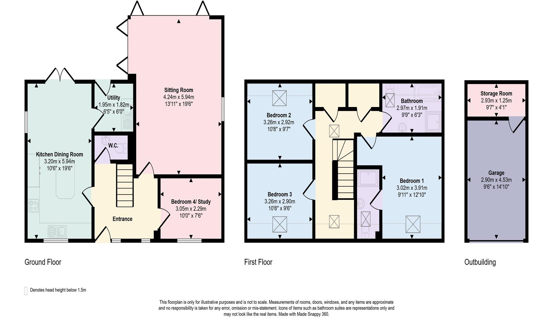 Pimperne floorplan