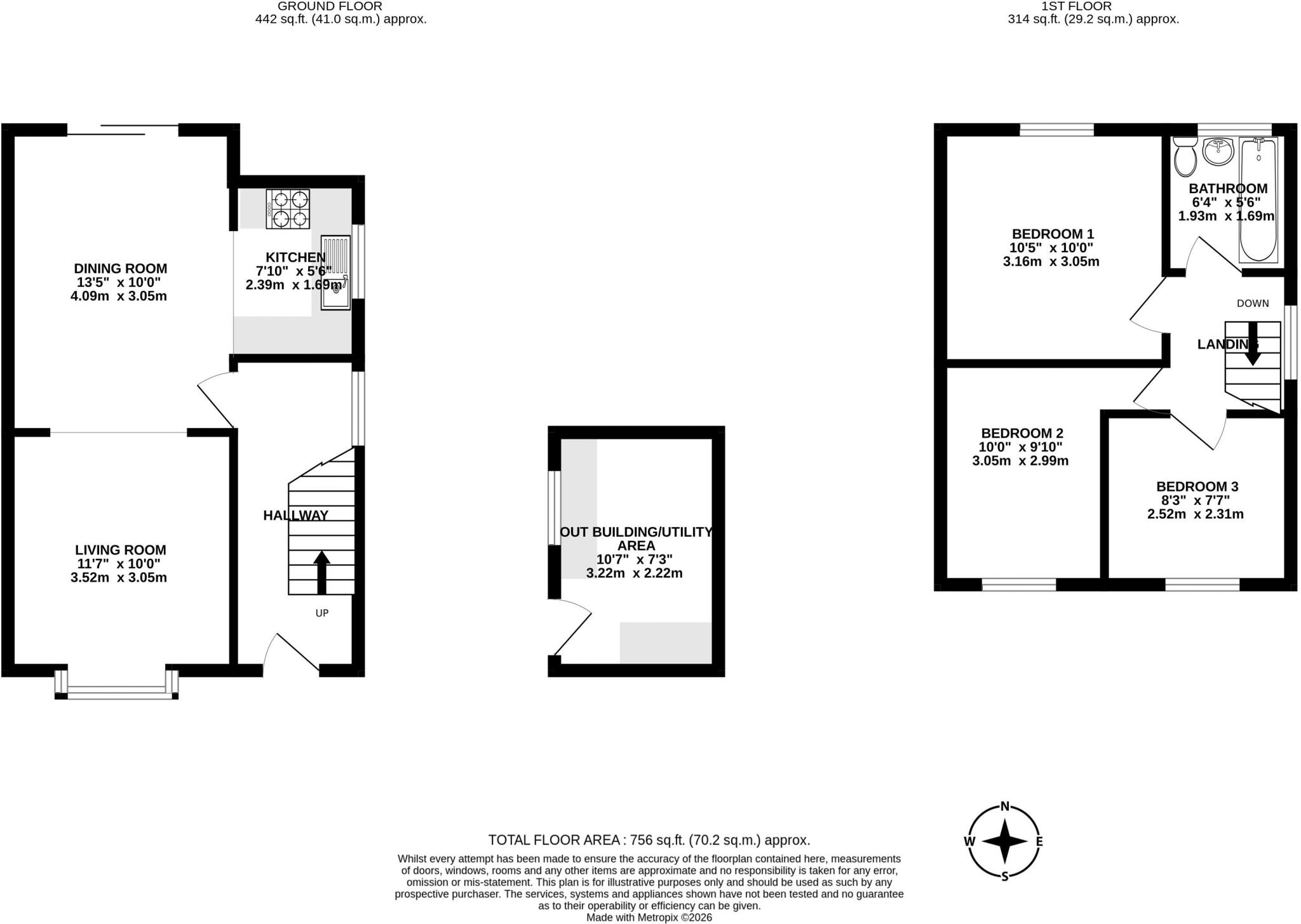 School Lane, Standish floorplan