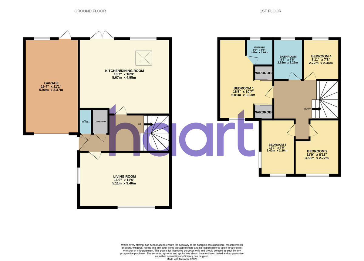 Grenville Way, Eaton Socon floorplan