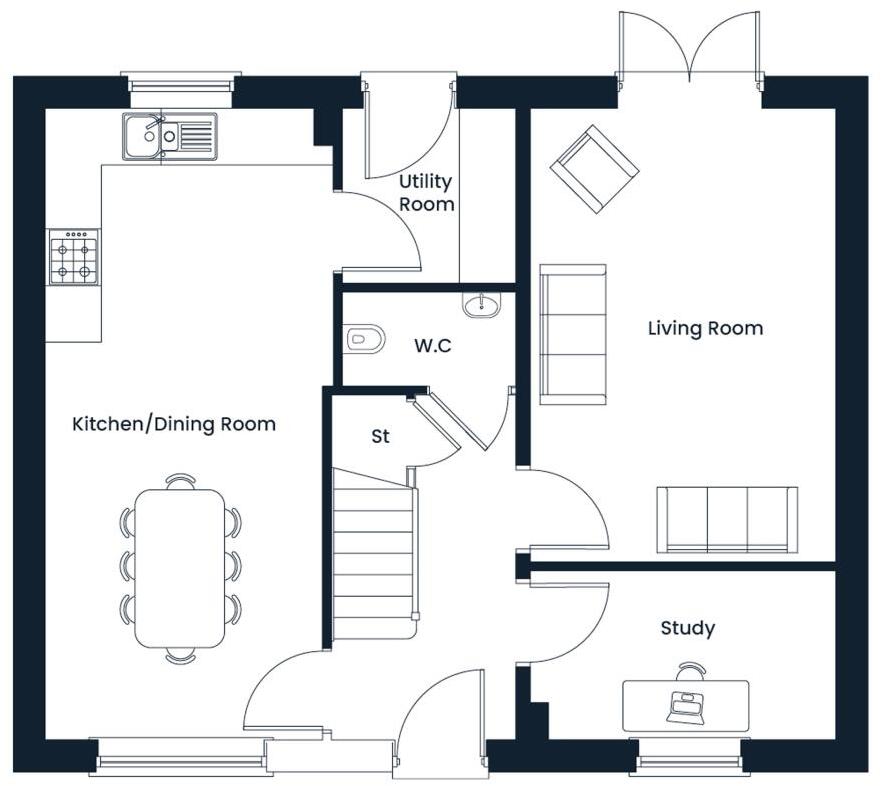 Long Meadow, 
Redhills, 
Exeter, 
EX4 1SX floorplan