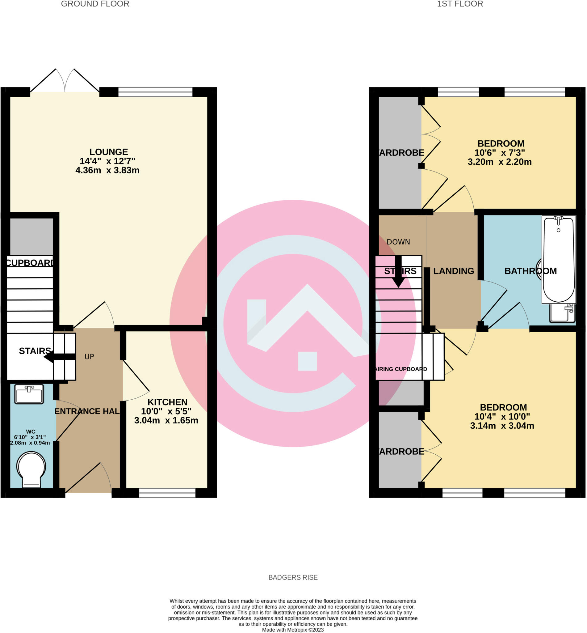 Badgers Rise, Woodley, RG5 3AJ floorplan