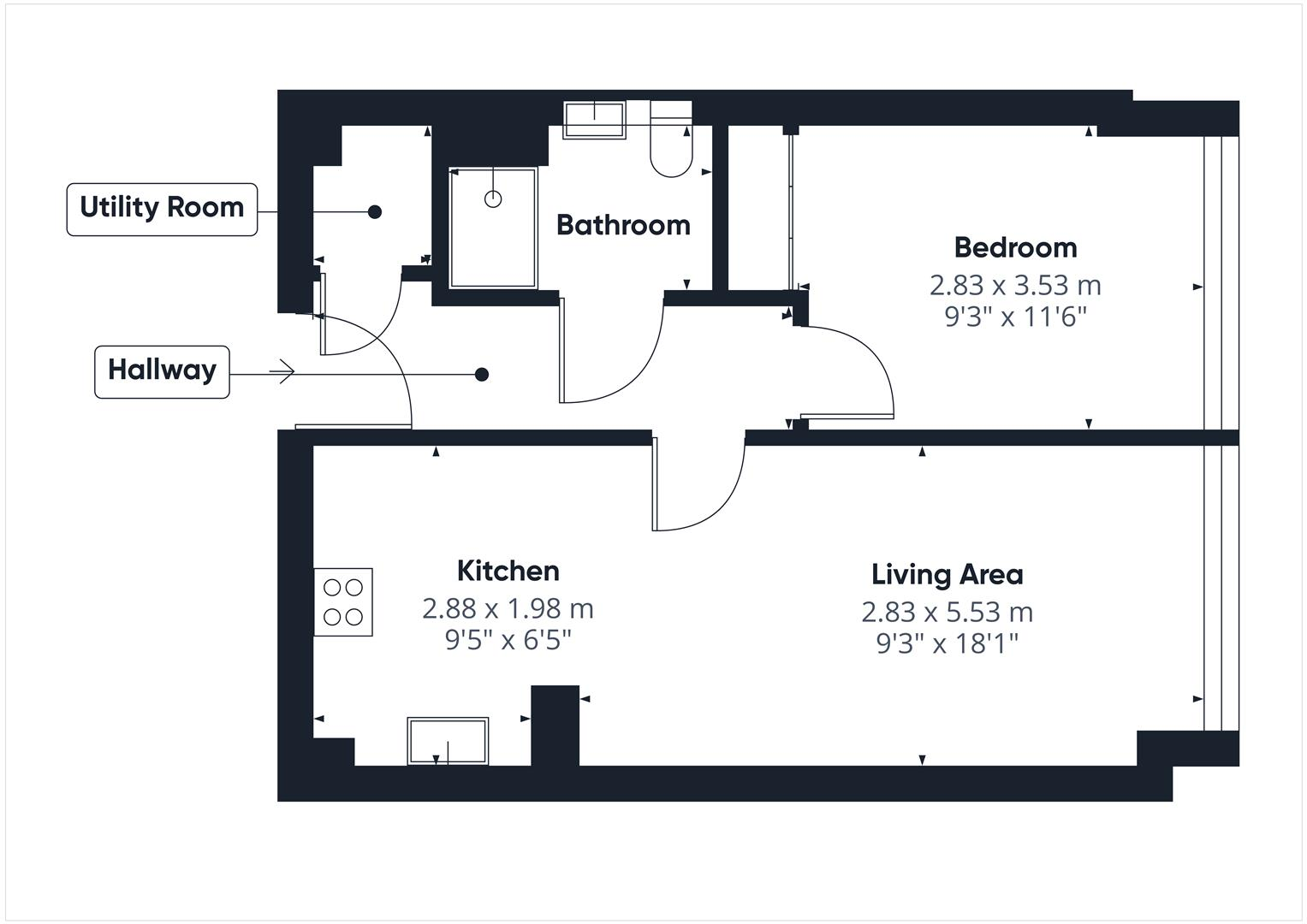 West Gate House, London W5 floorplan