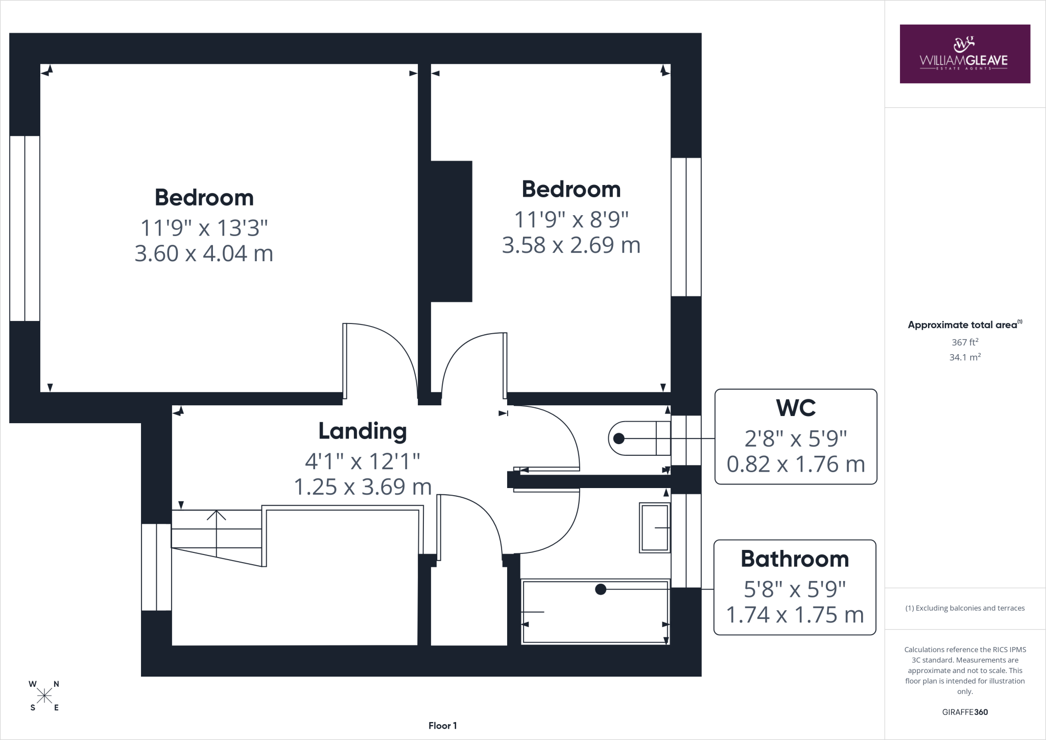 Deva Avenue, Connah`s Quay, Deeside, Flintshire, CH5 floorplan