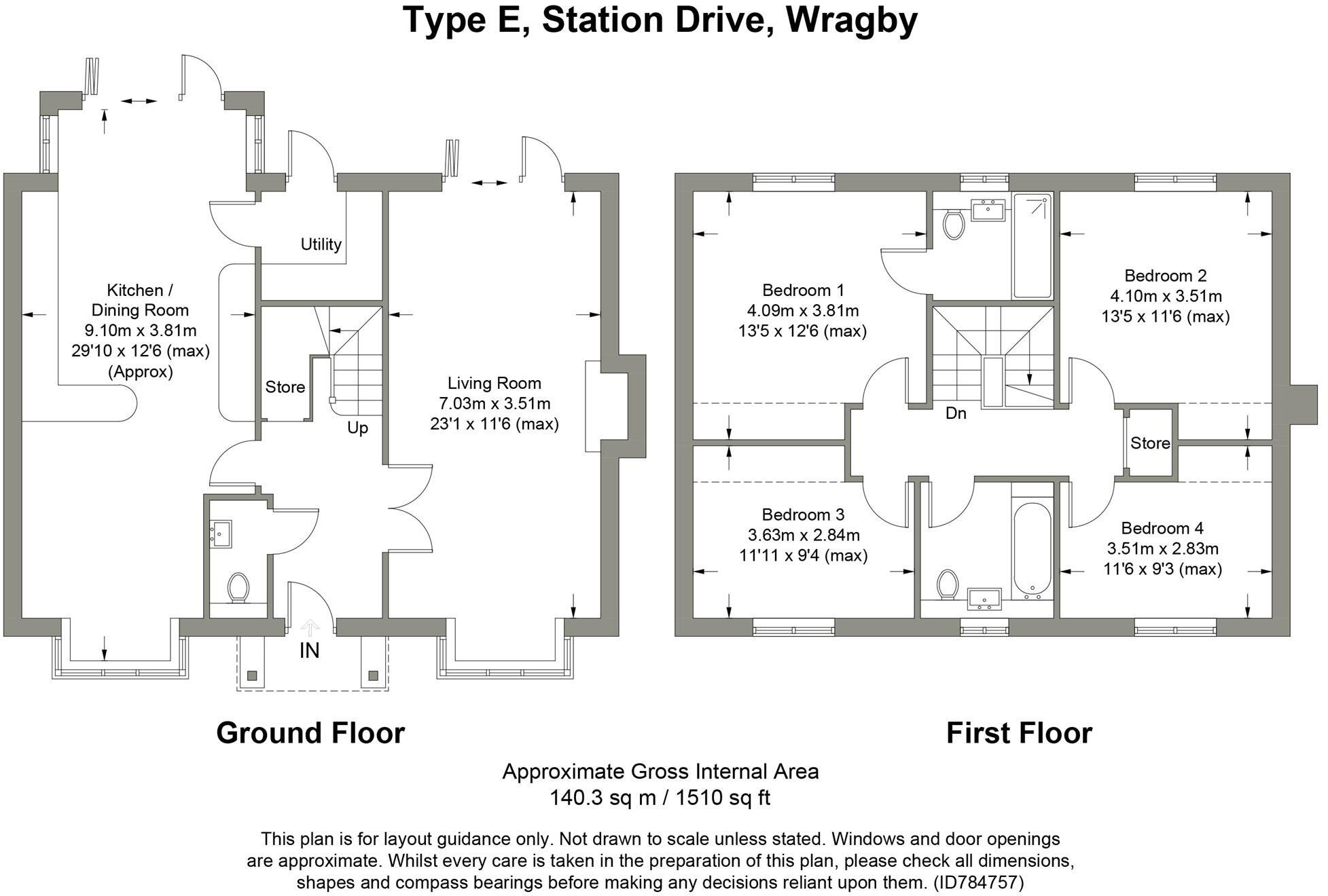 Station Drive, Wragby, Market Rasen, Lincolnshire, LN8 floorplan
