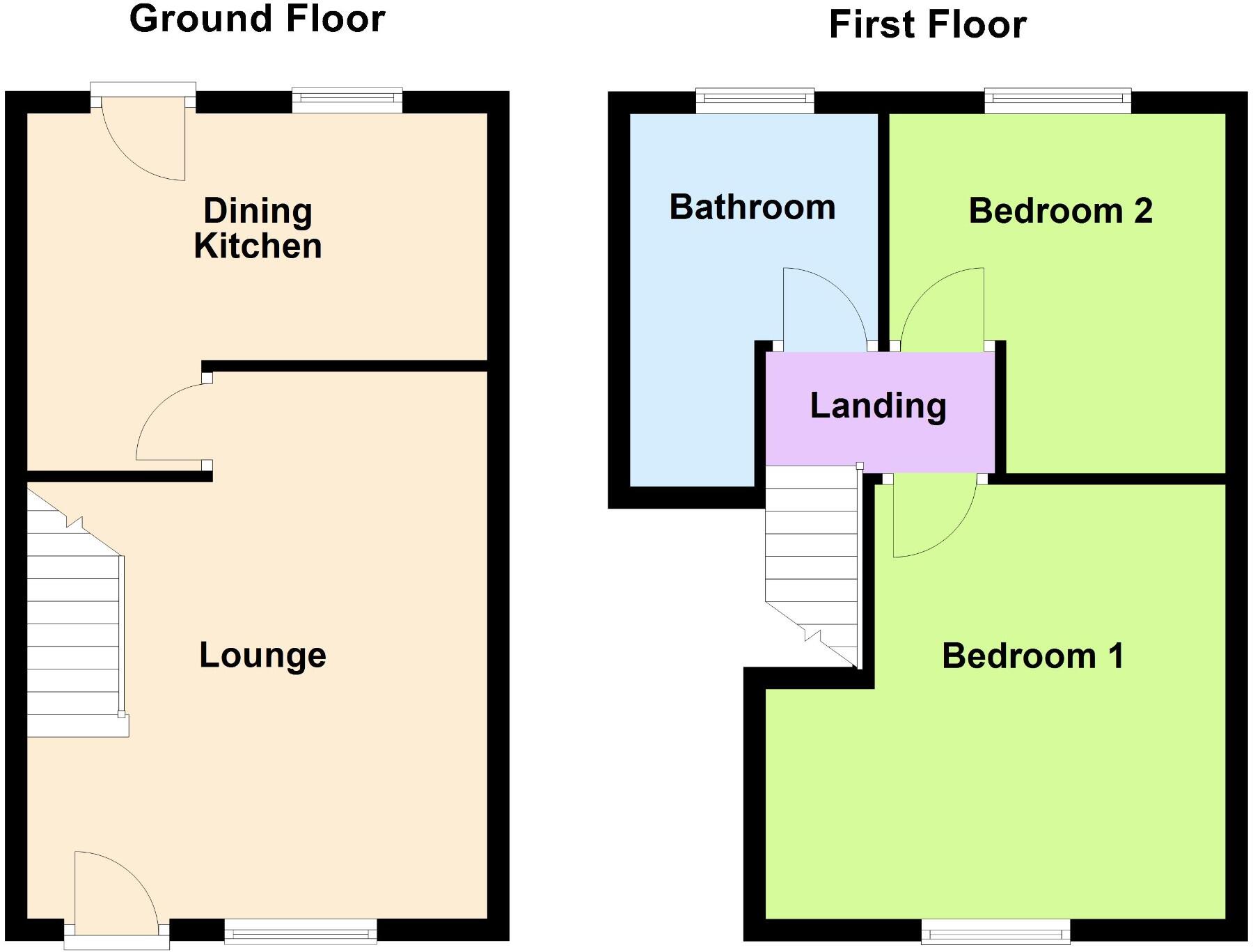 Grove Street, Leyland, Lancashire, PR25 floorplan