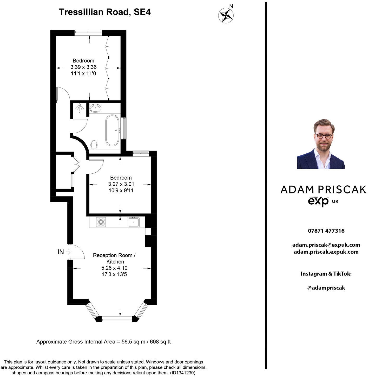 Tressillian Road, London, SE4 floorplan