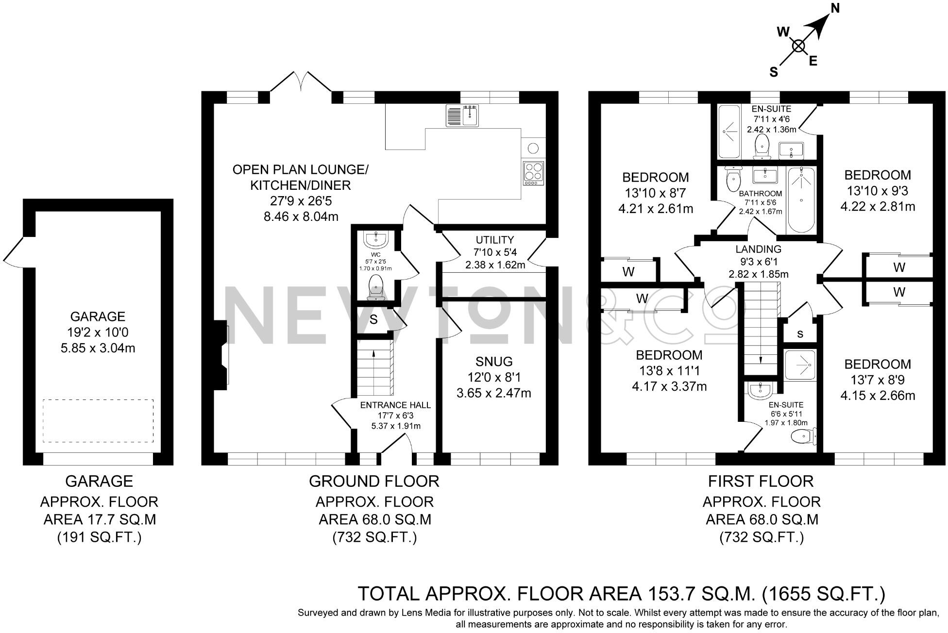 12, The Grange, Bromley Cross, Bolton, BL7 9 floorplan