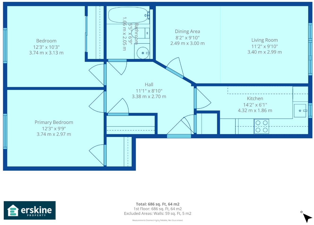 Murieston Lane, Dalry, Edinburgh, EH11 floorplan