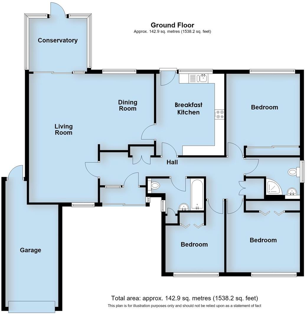 Almond Avenue, Leamington Spa floorplan
