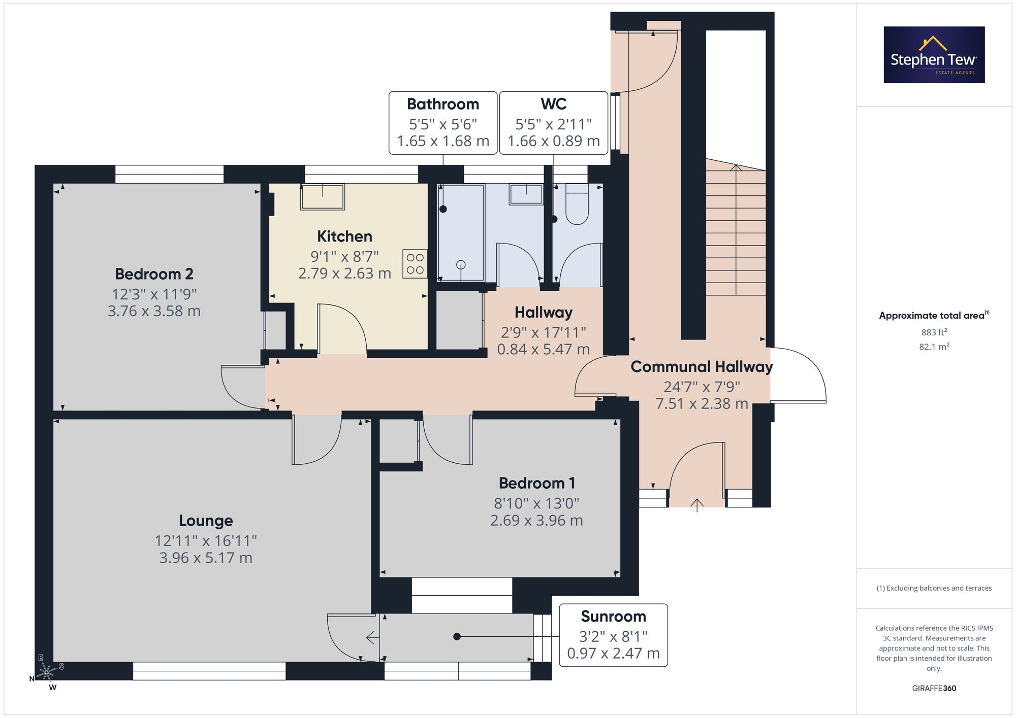 Crescent Court, New South Promenade, FY4 floorplan