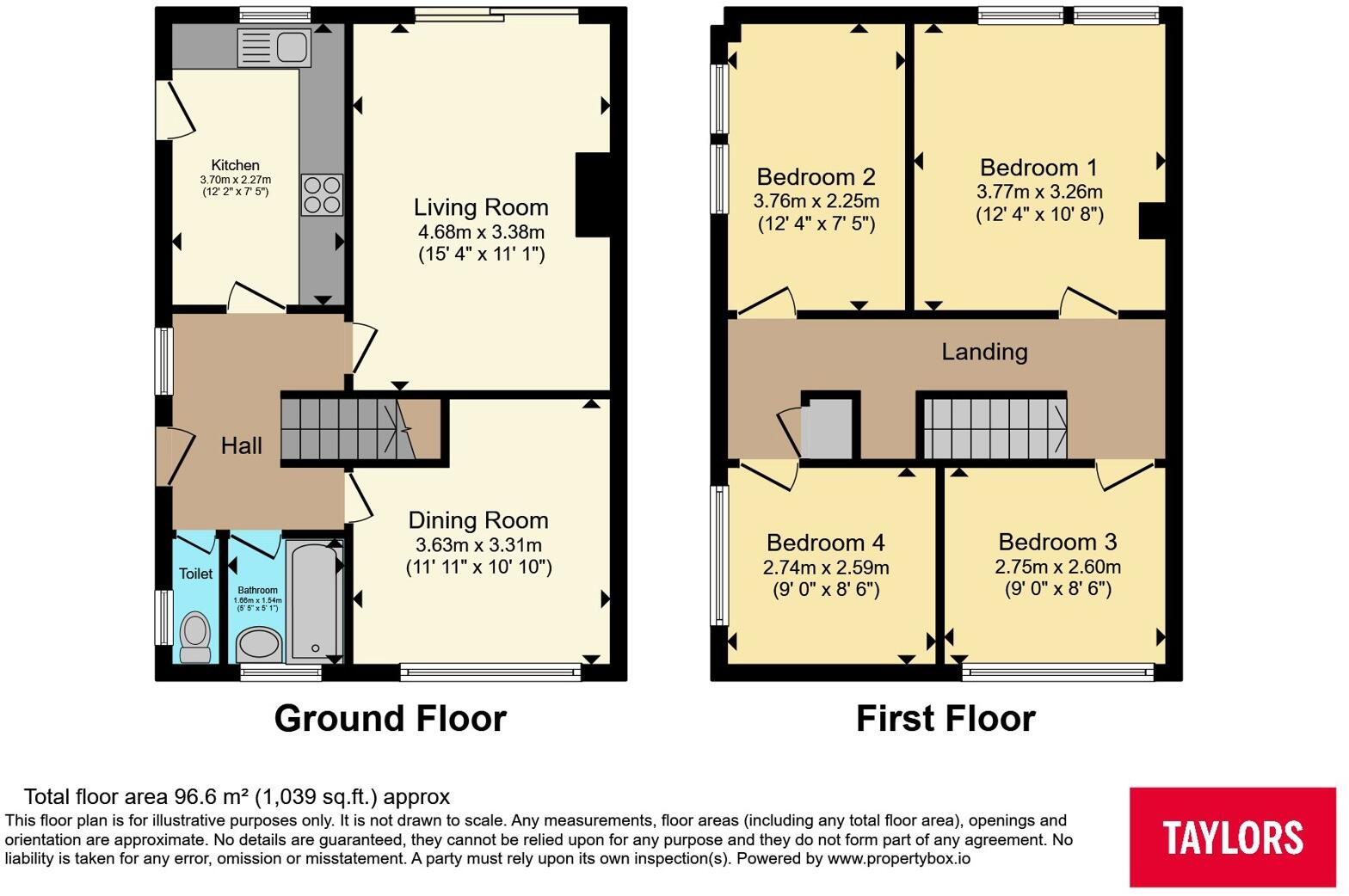 Reynard Way, NORTHAMPTON, Northamptonshire, NN2 floorplan